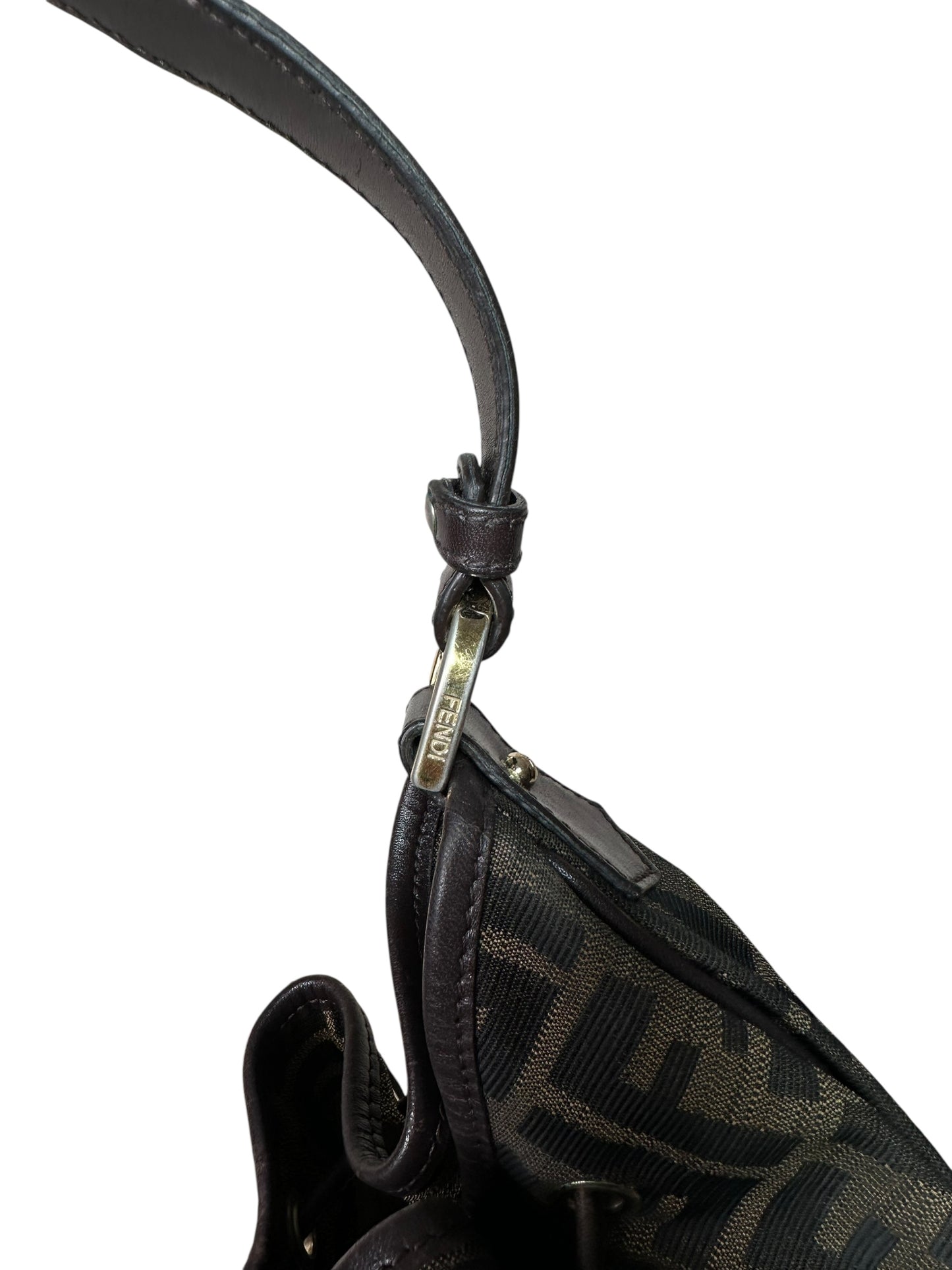 Fendi borsa hobo vintage in tela FF