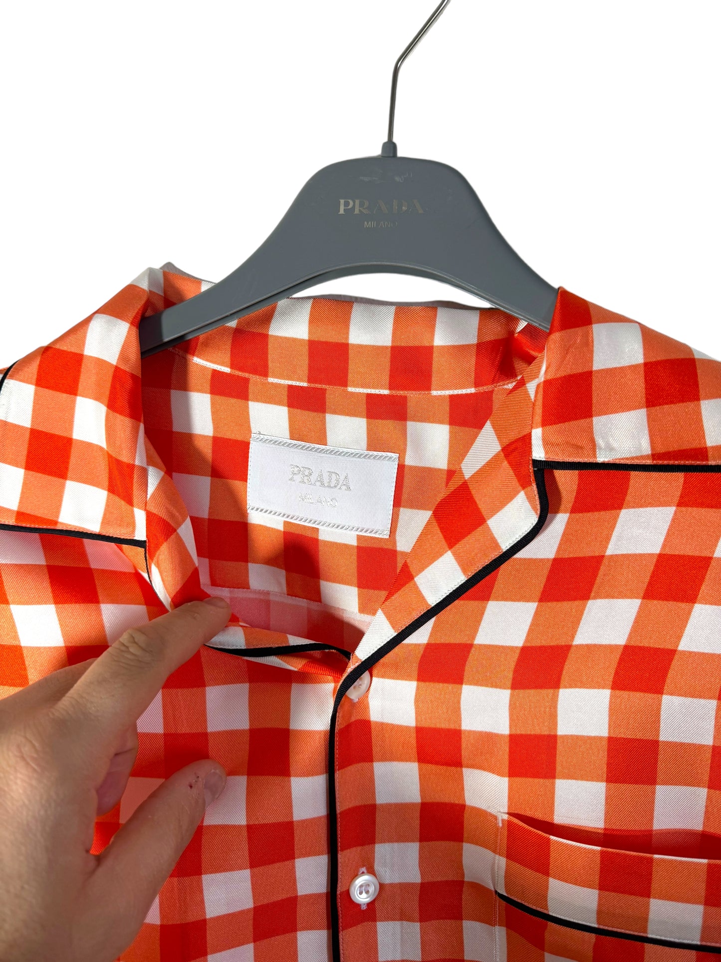 Prada camicia in seta