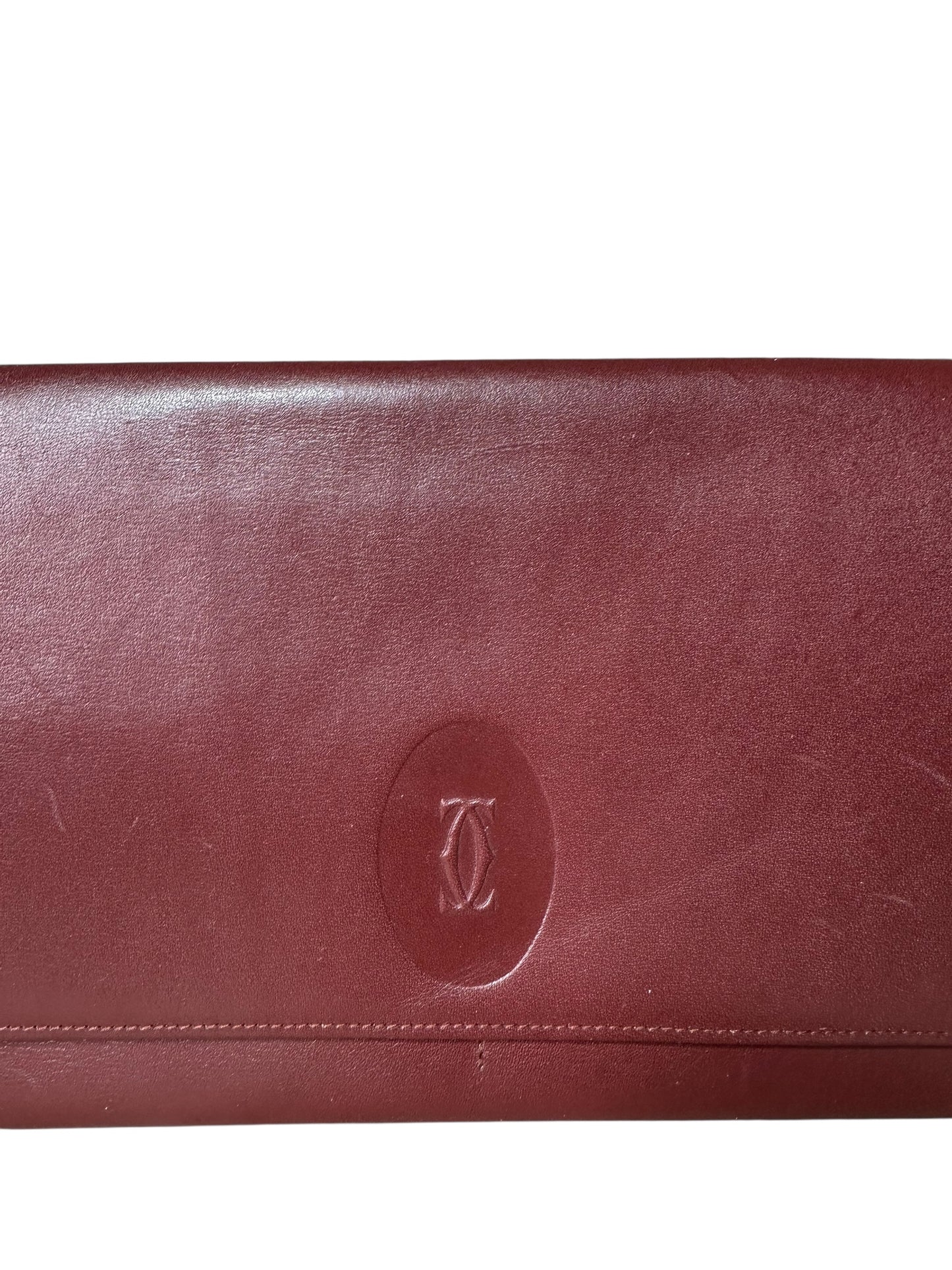 Cartier pochette vintage in pelle