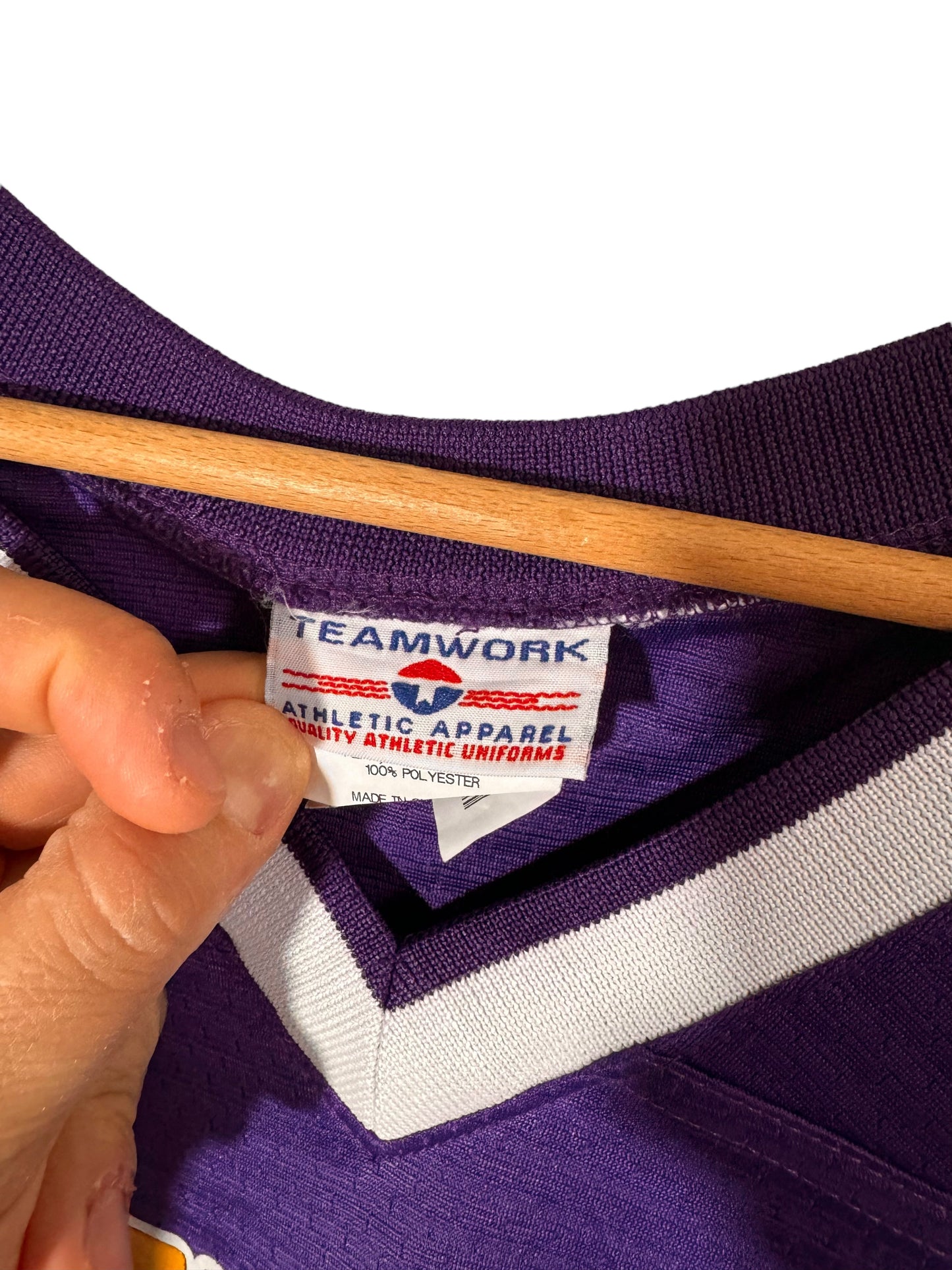 Maglia vintage sport americano Vikings (L)