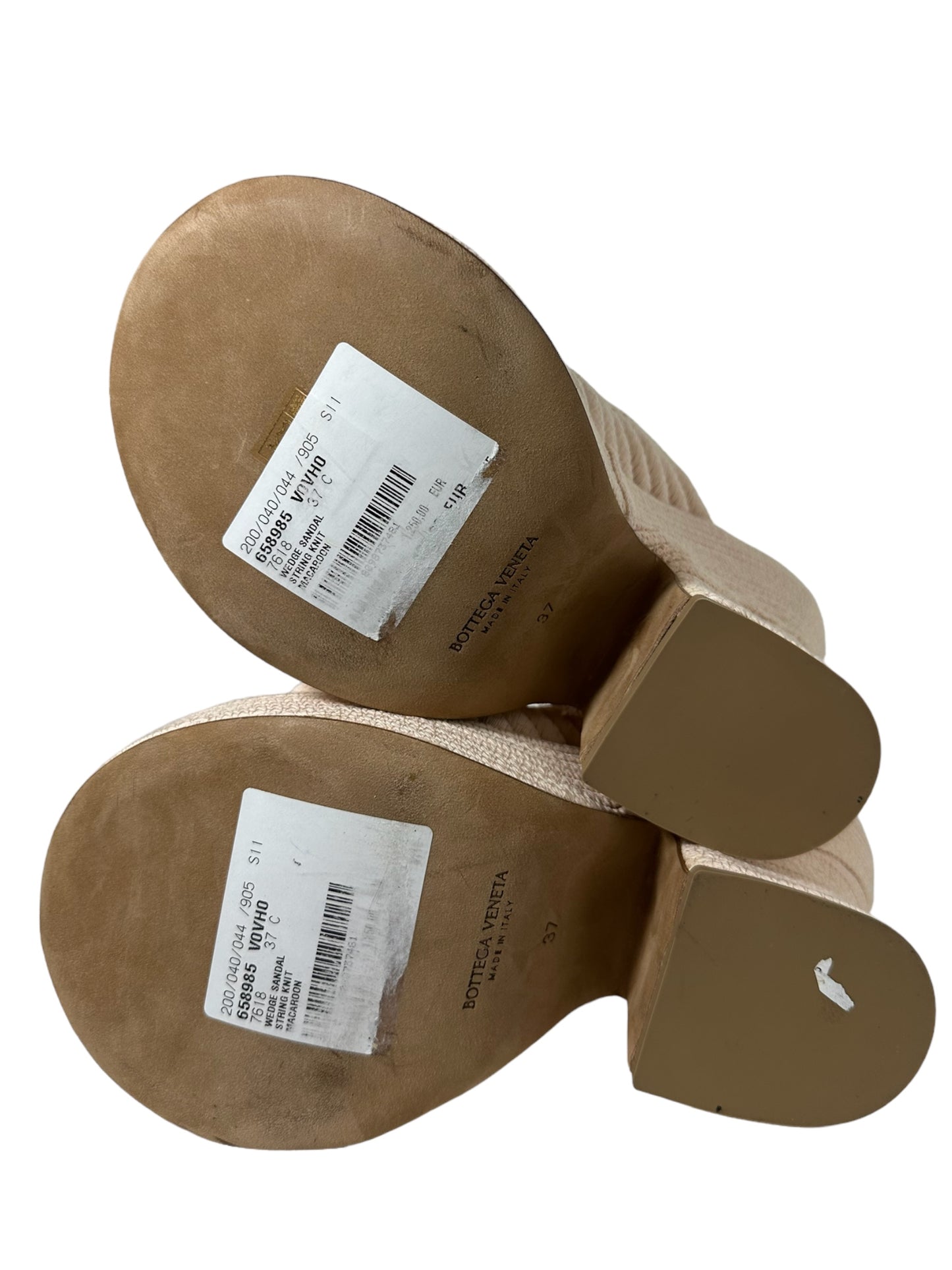 Bottega Veneta sandalo in tessuto (37)