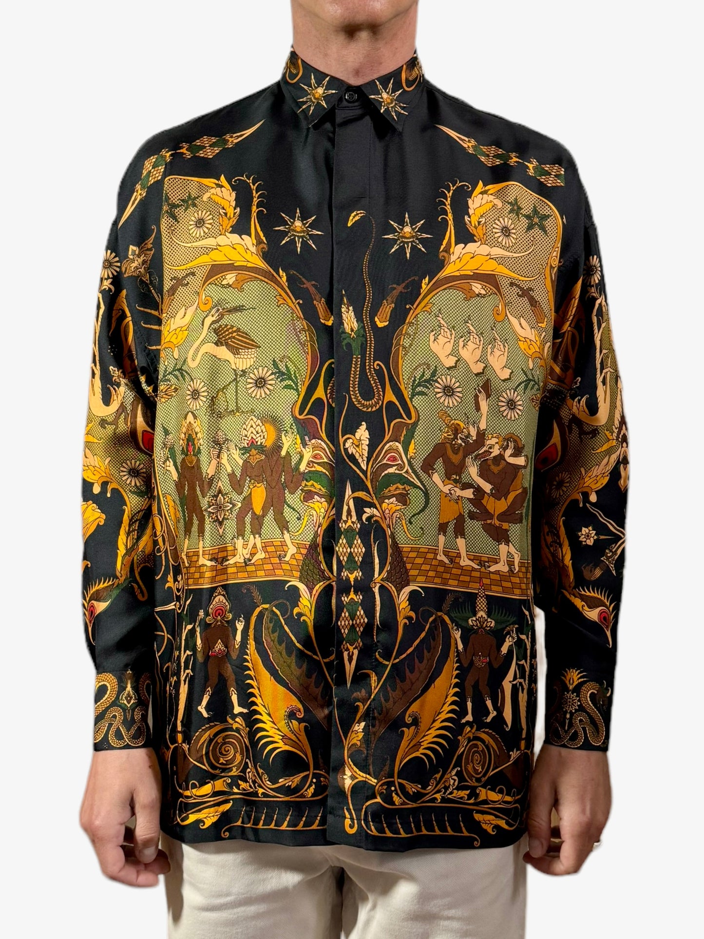 Camicia Fractal in seta