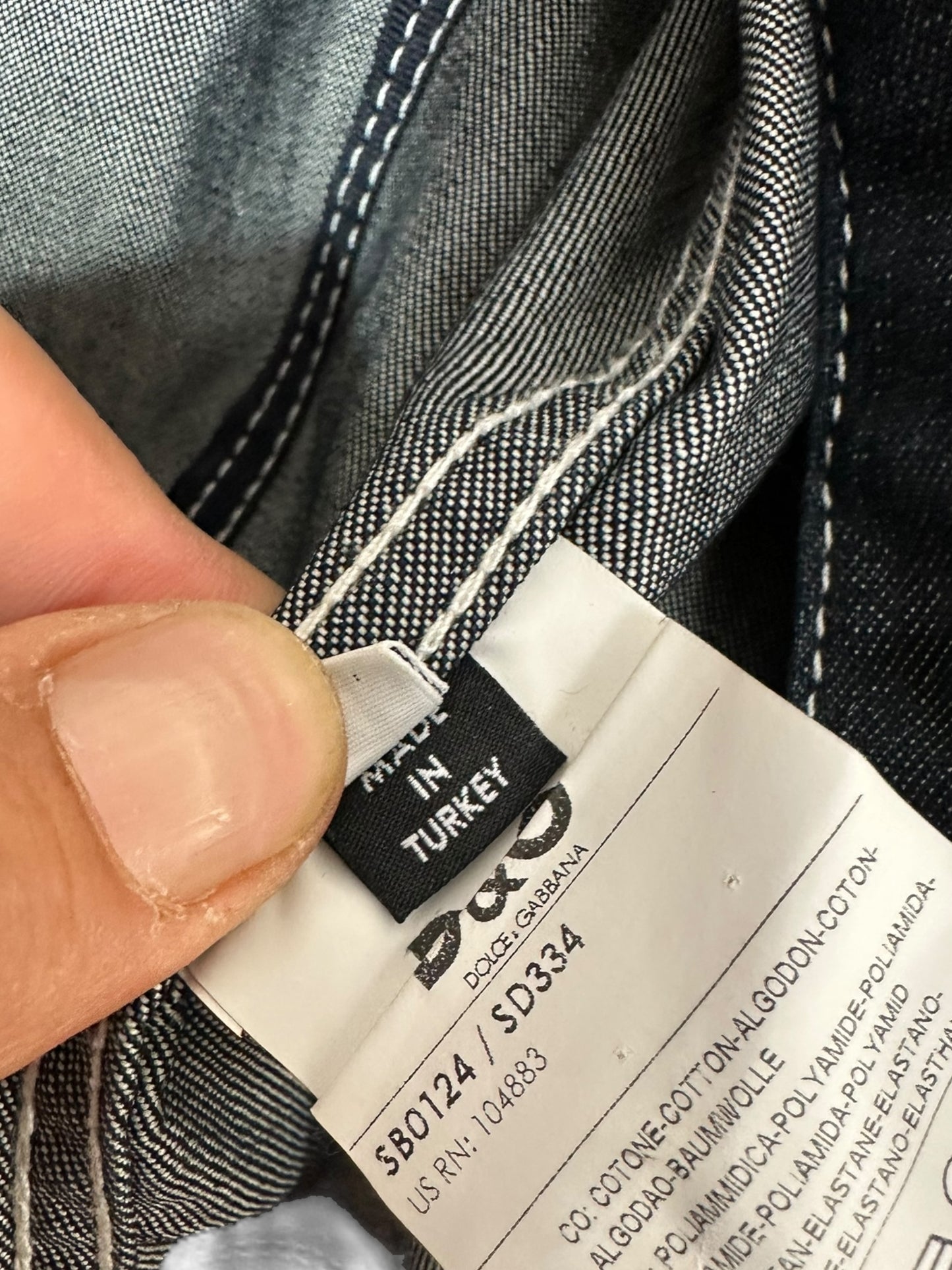 D&G giacca vintage in denim (M)