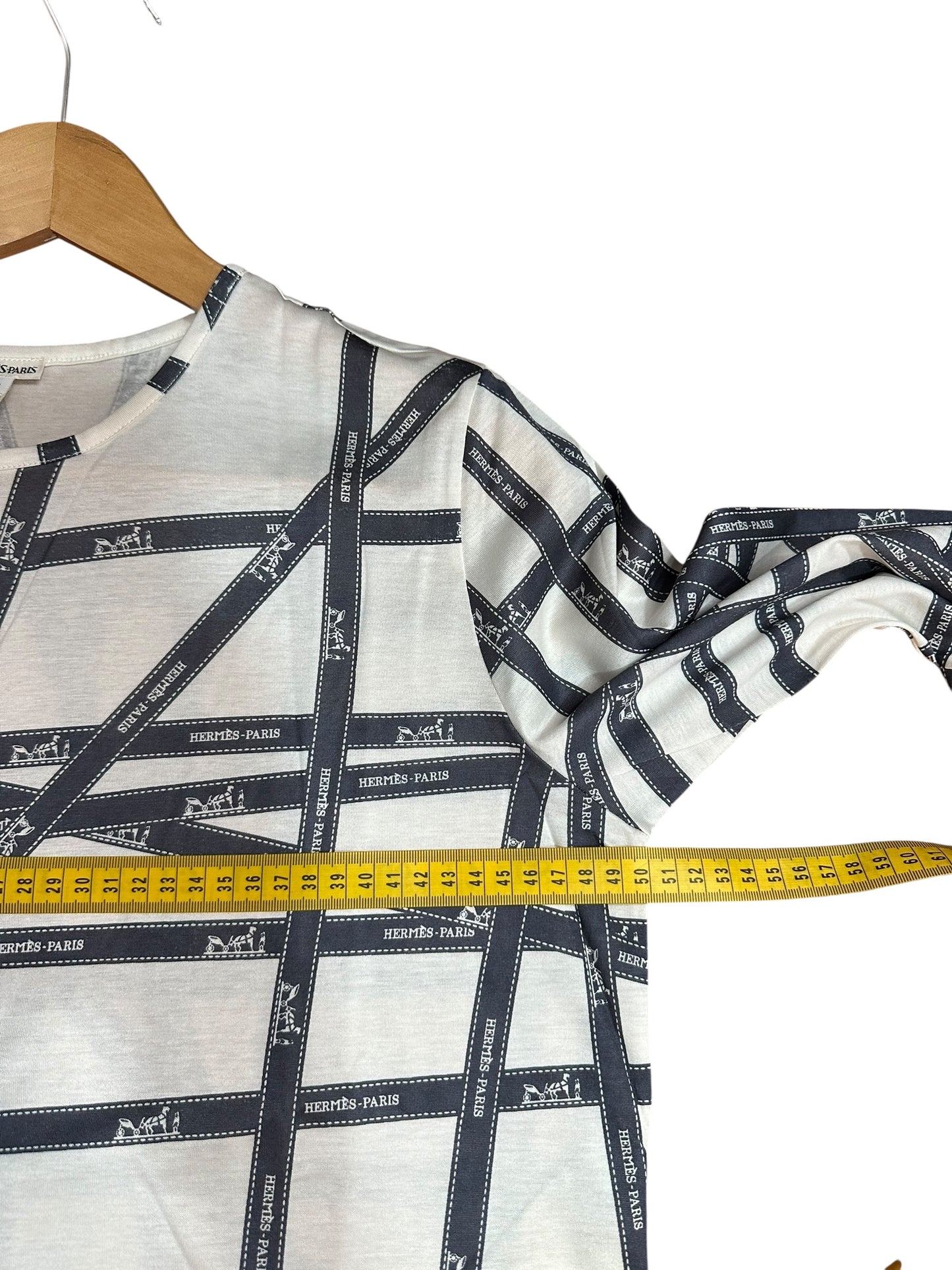 Hermès t-shirt vintage a maniche lunghe (M)