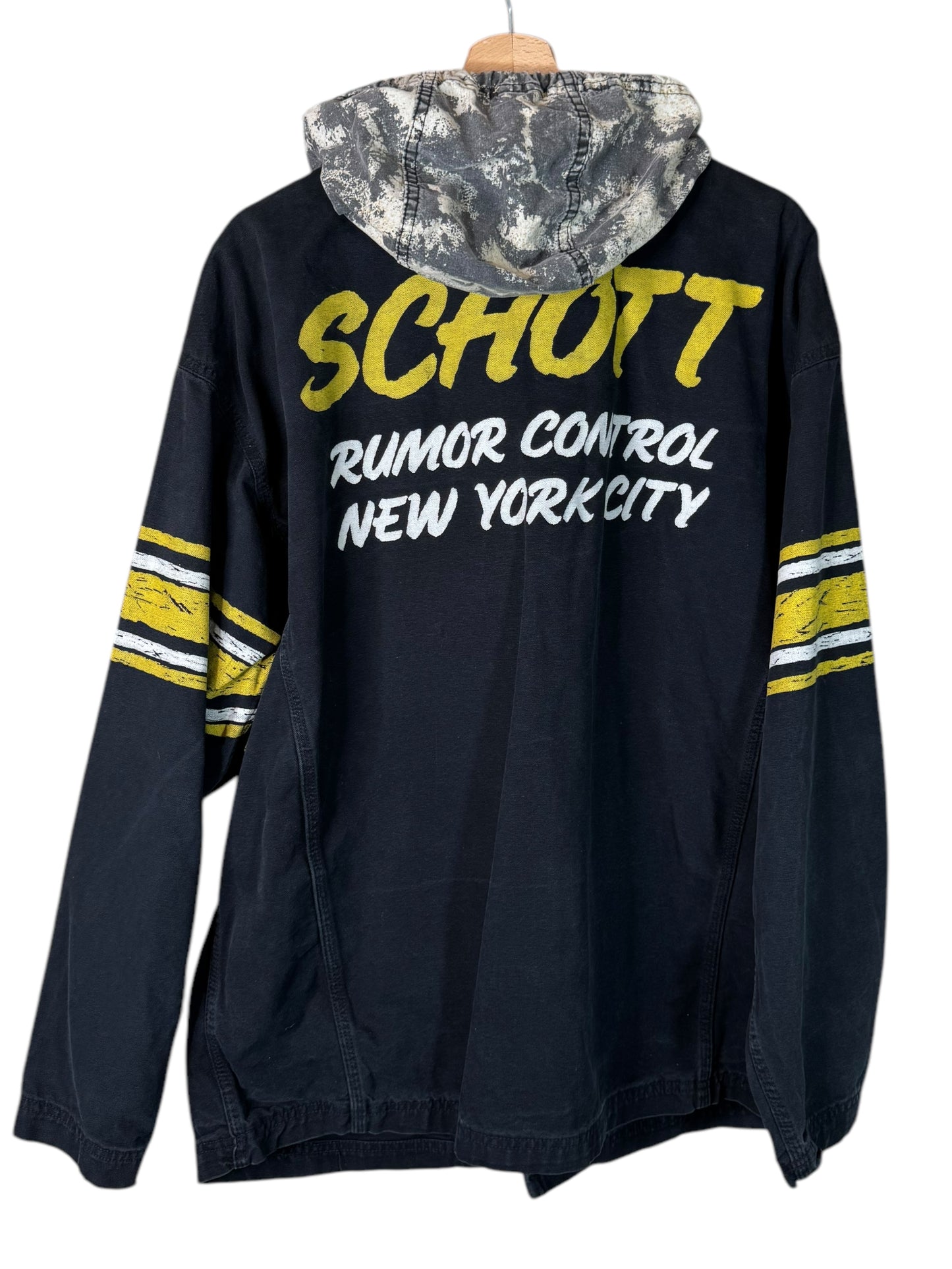 Schott NYC Vintage Hoodie Jacket – Made in Italy – Taglia L