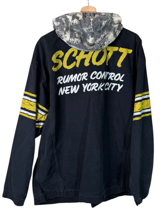 Schott NYC Vintage Hoodie Jacket – Made in Italy – Taglia L