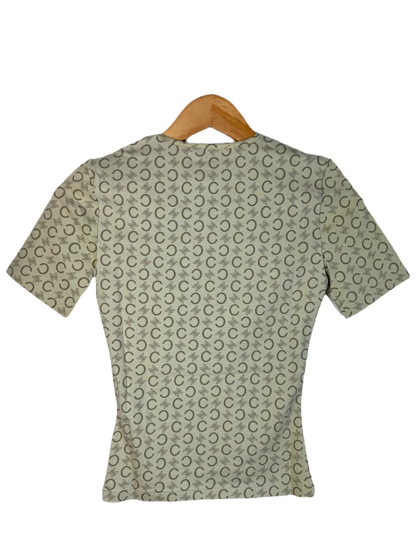 Celine t-shirt con loghi. (S)