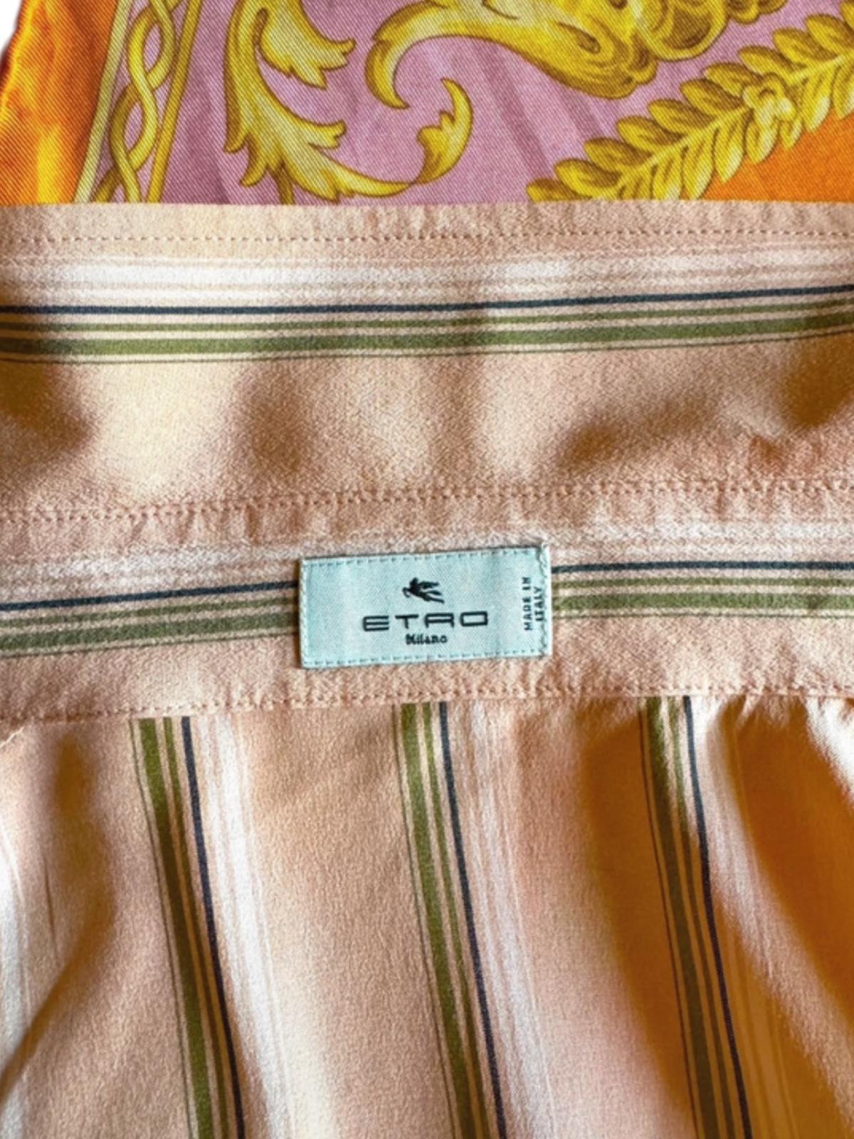 Etro camicia vintage in seta (m)