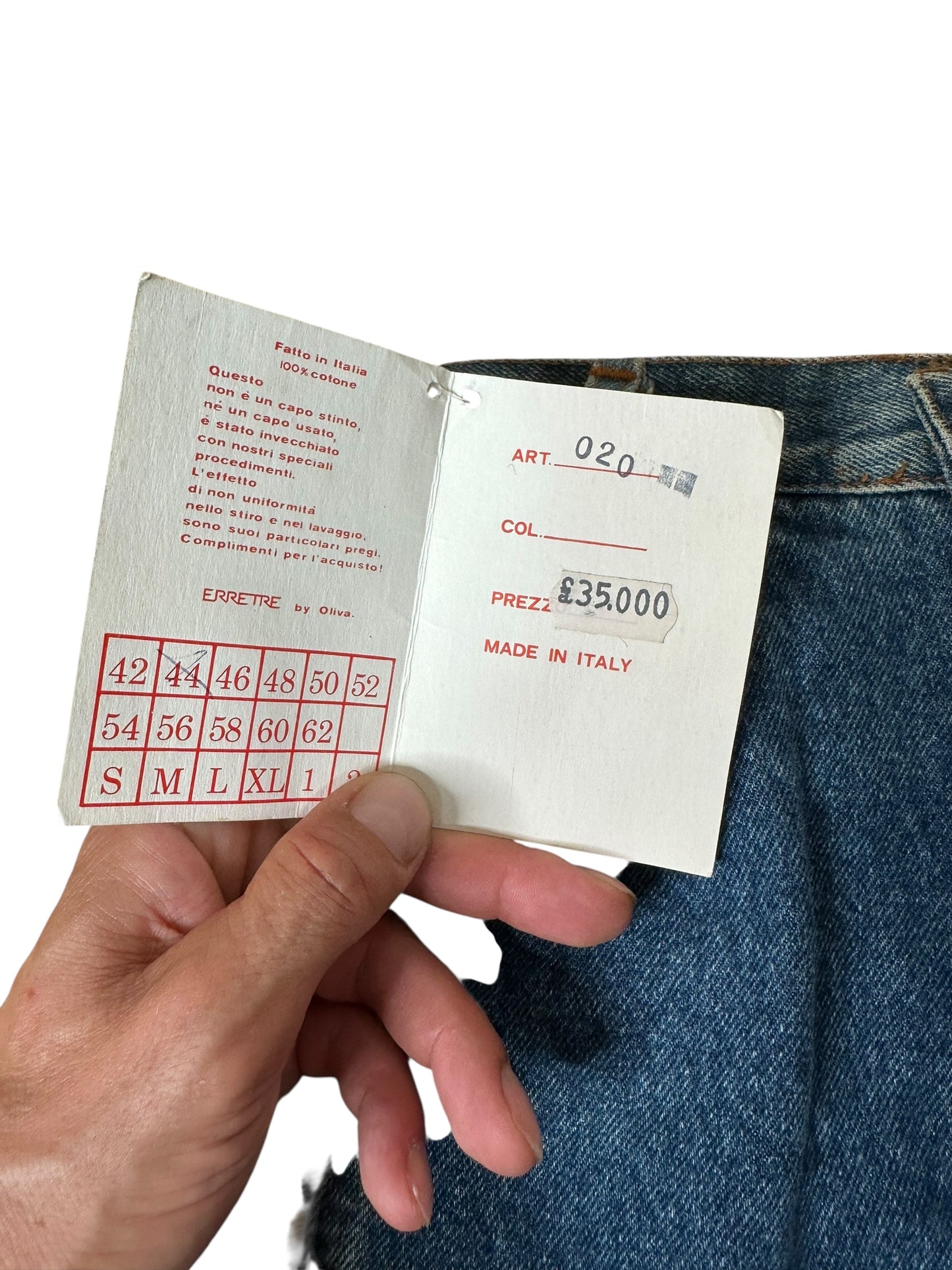 Mini gonna vintage in denim (M)