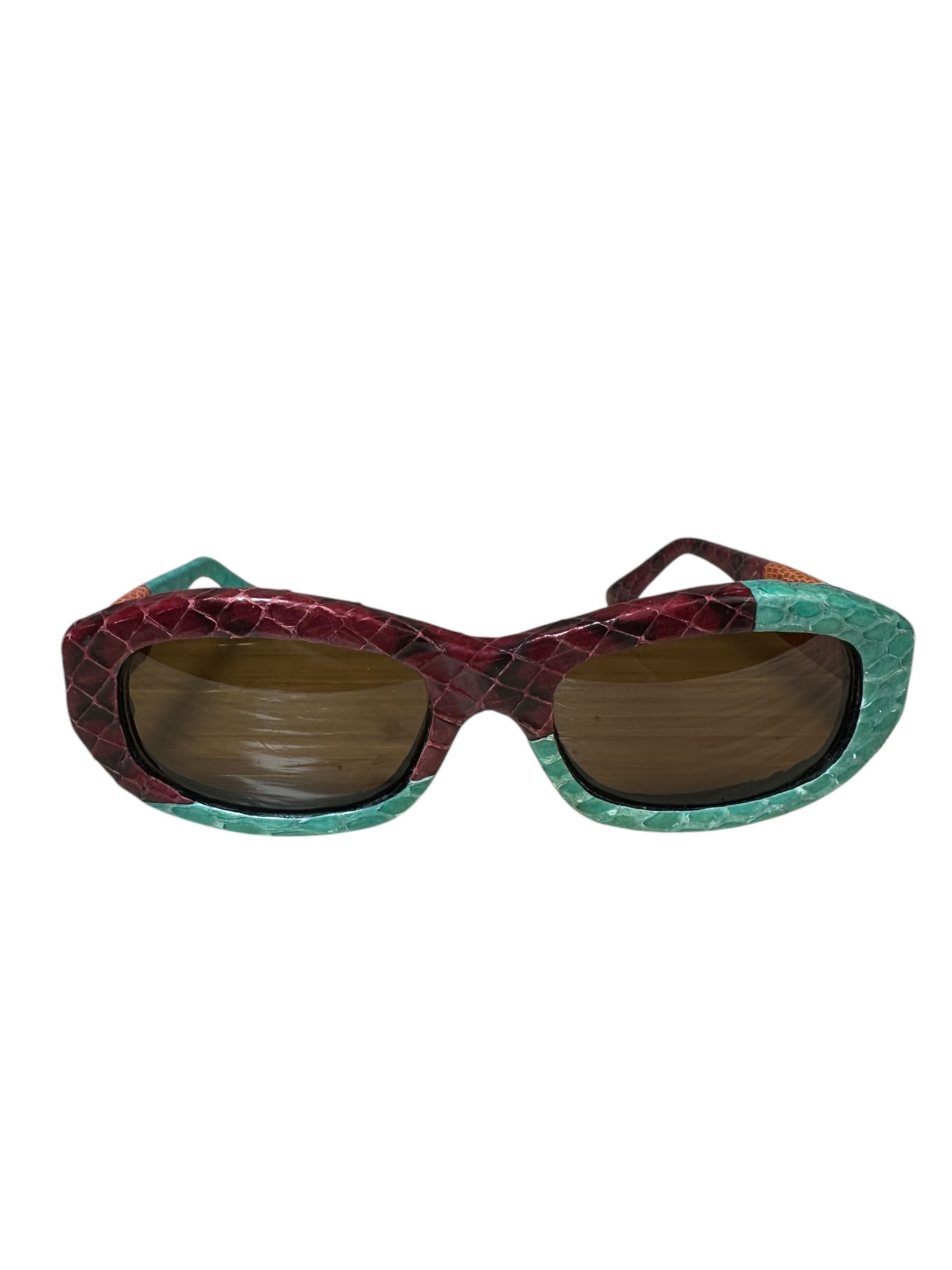 Gianni Versace occhiali in rettile