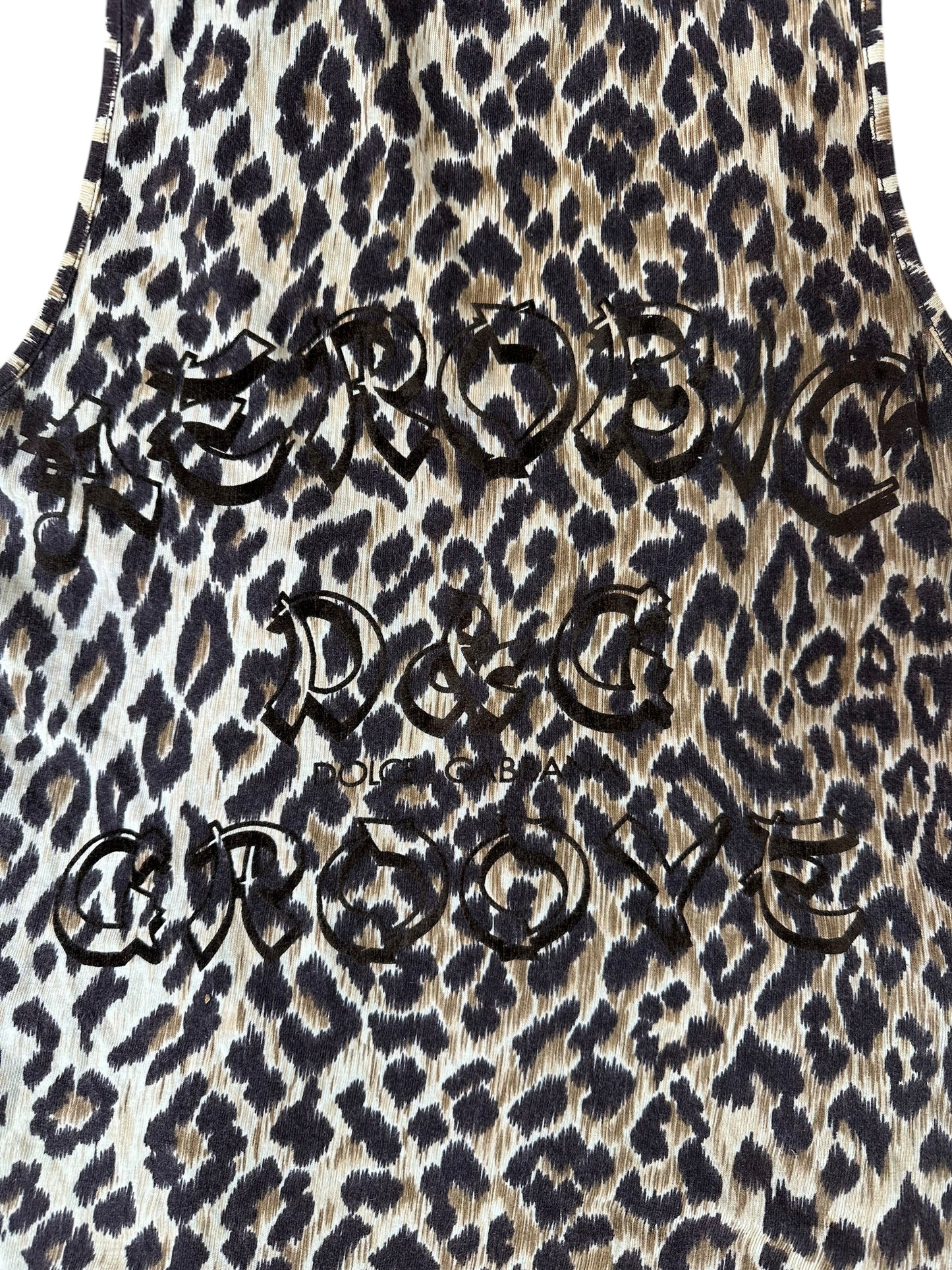 D&G gilet vintage animalier (S)