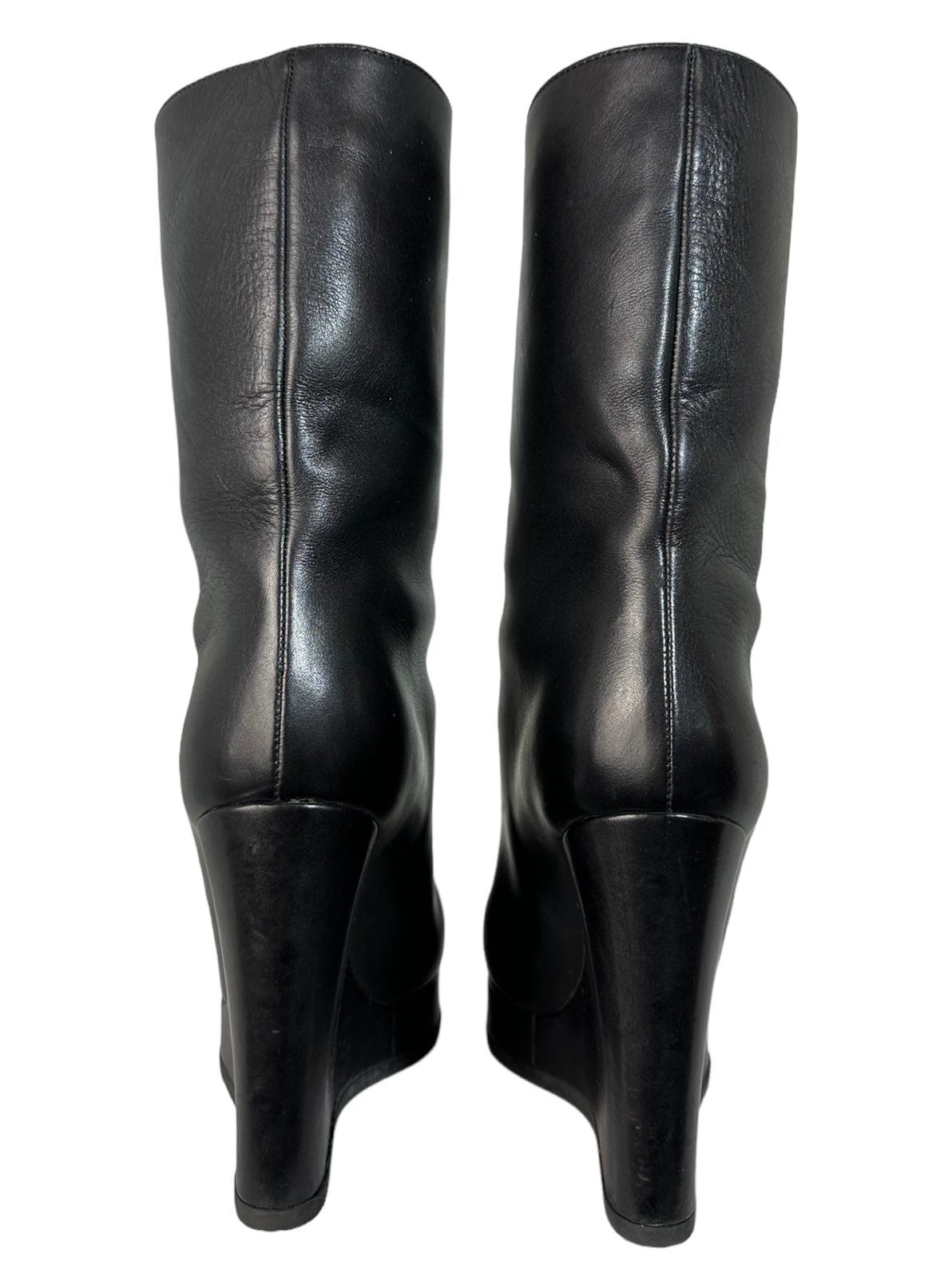 Jil Sander stivali in pelle (36,5)