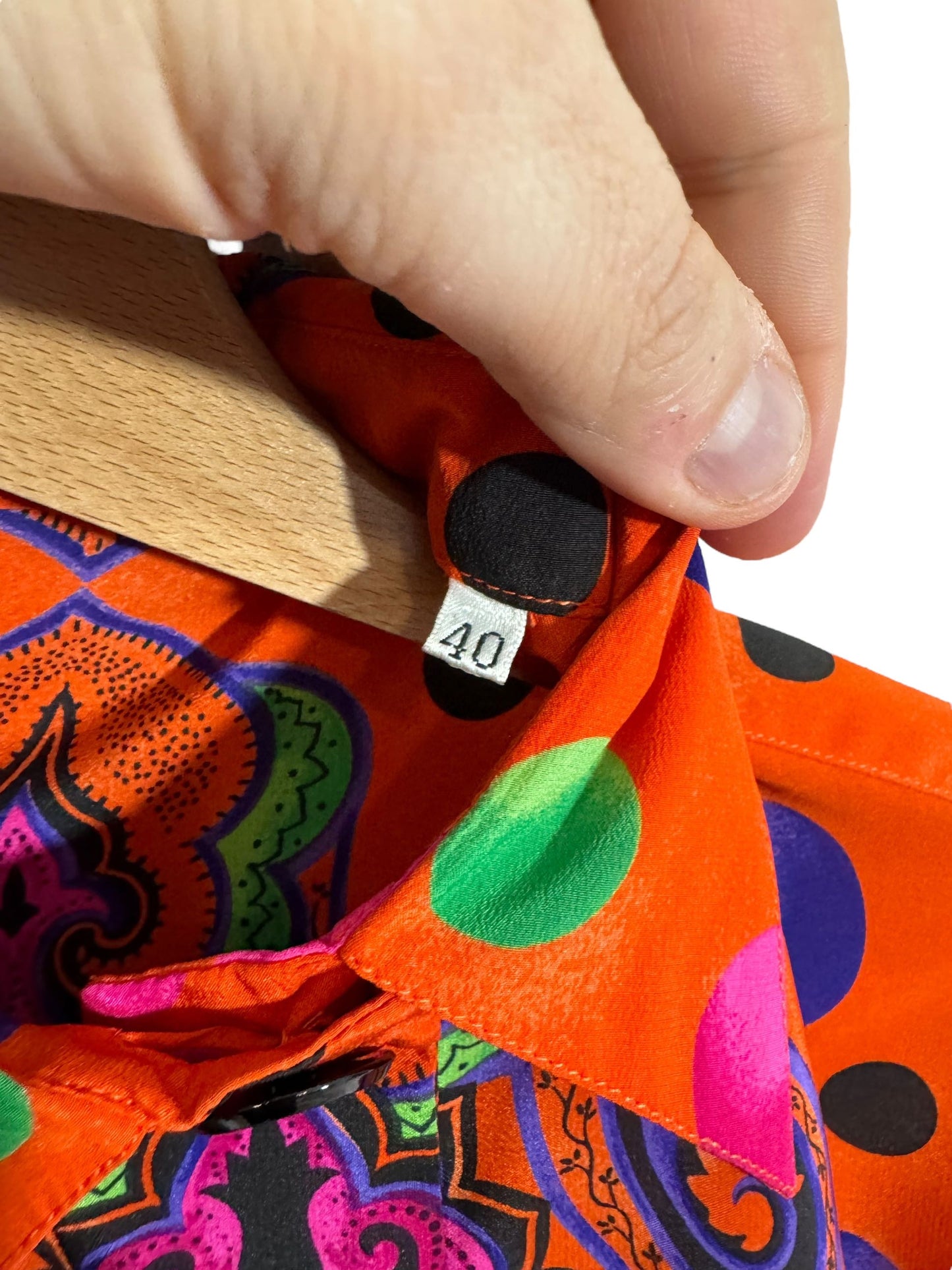 Gianni Versace camicia vintage anni 90s in seta