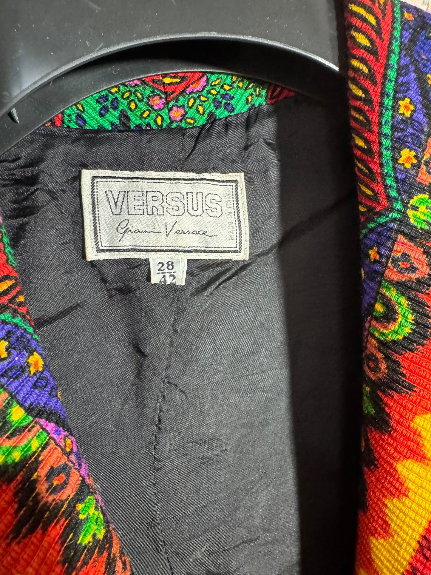 Versus Gianni Versace - Cappotto Vintage Tartan e Paisley (42)