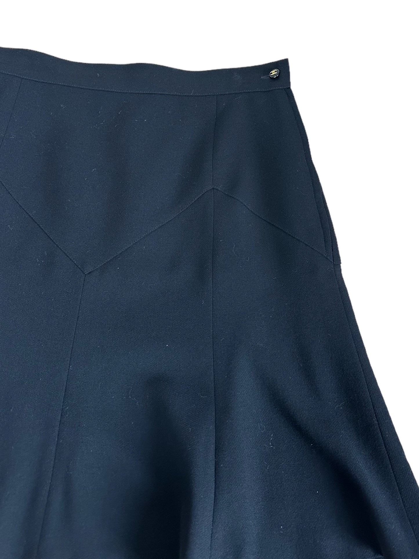 Chanel gonna vintage in lana (S)