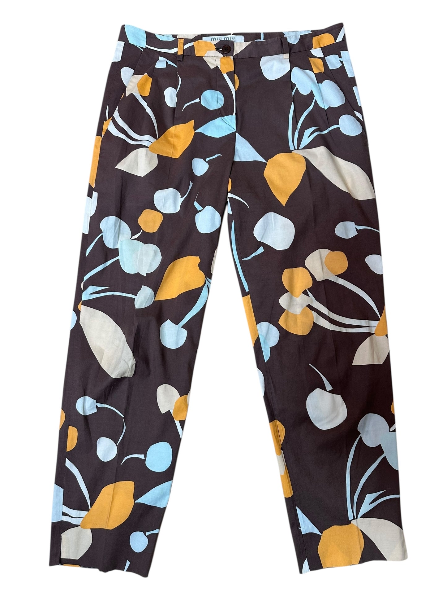 Miu Miu pantaloni vintage stampati (S)