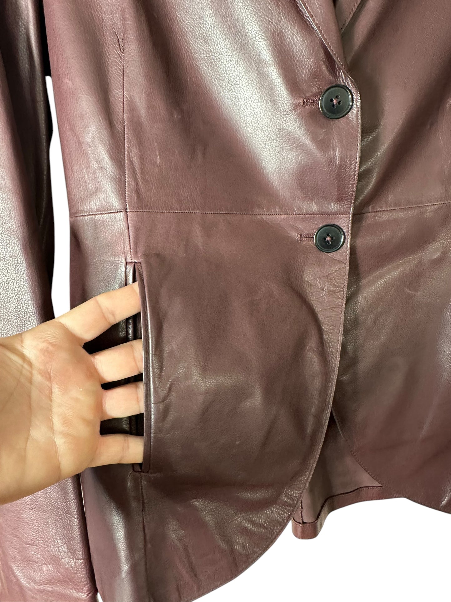 Jil Sander blazer in pelle (S)