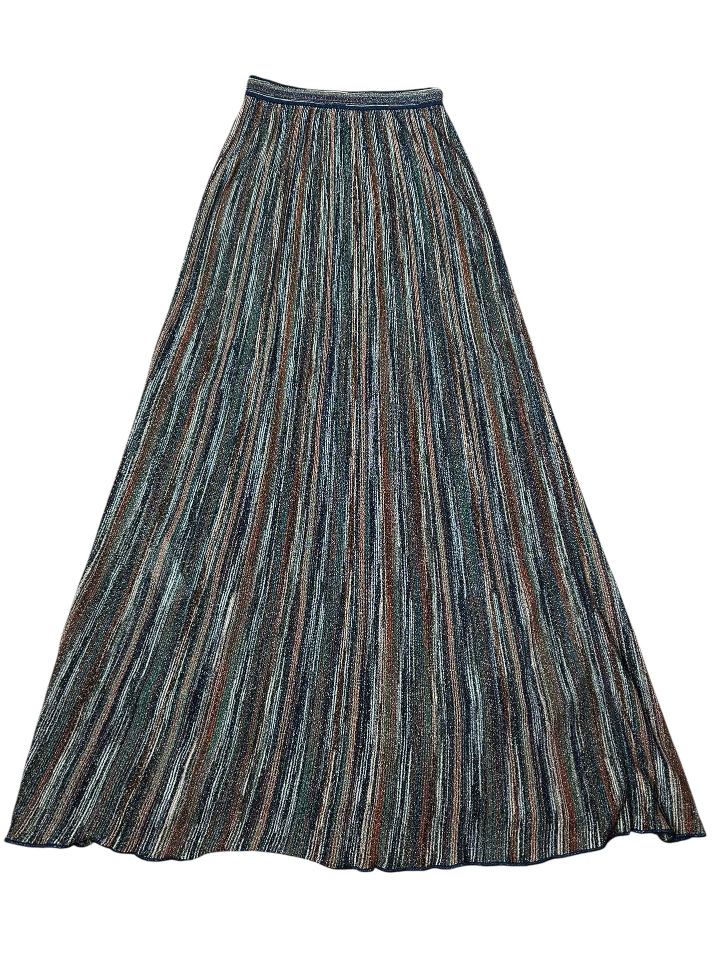 Missoni maxi gonna in lurex (M)