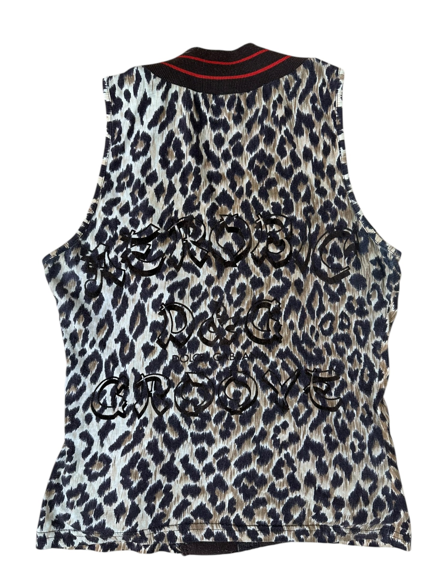 D&G gilet vintage animalier (S)