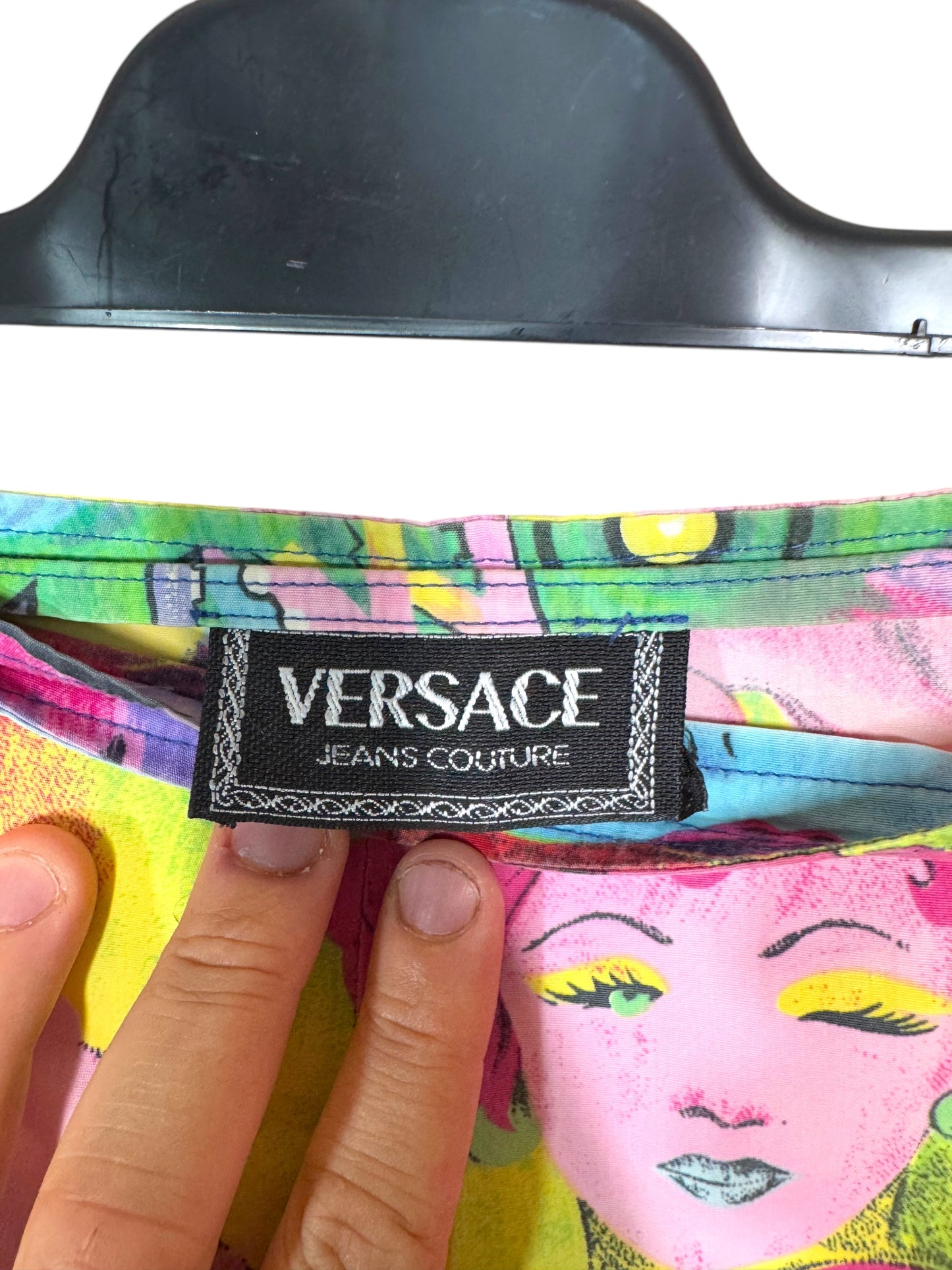 Shorts vintage Versace Jeans Couture Marilyn Monroe & Betty Boop - Taglia 44 IT