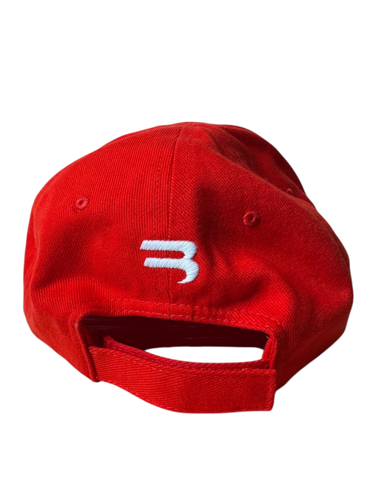 Cappellino Balenciaga rosso – Taglia L (59 cm) – Made in Italy