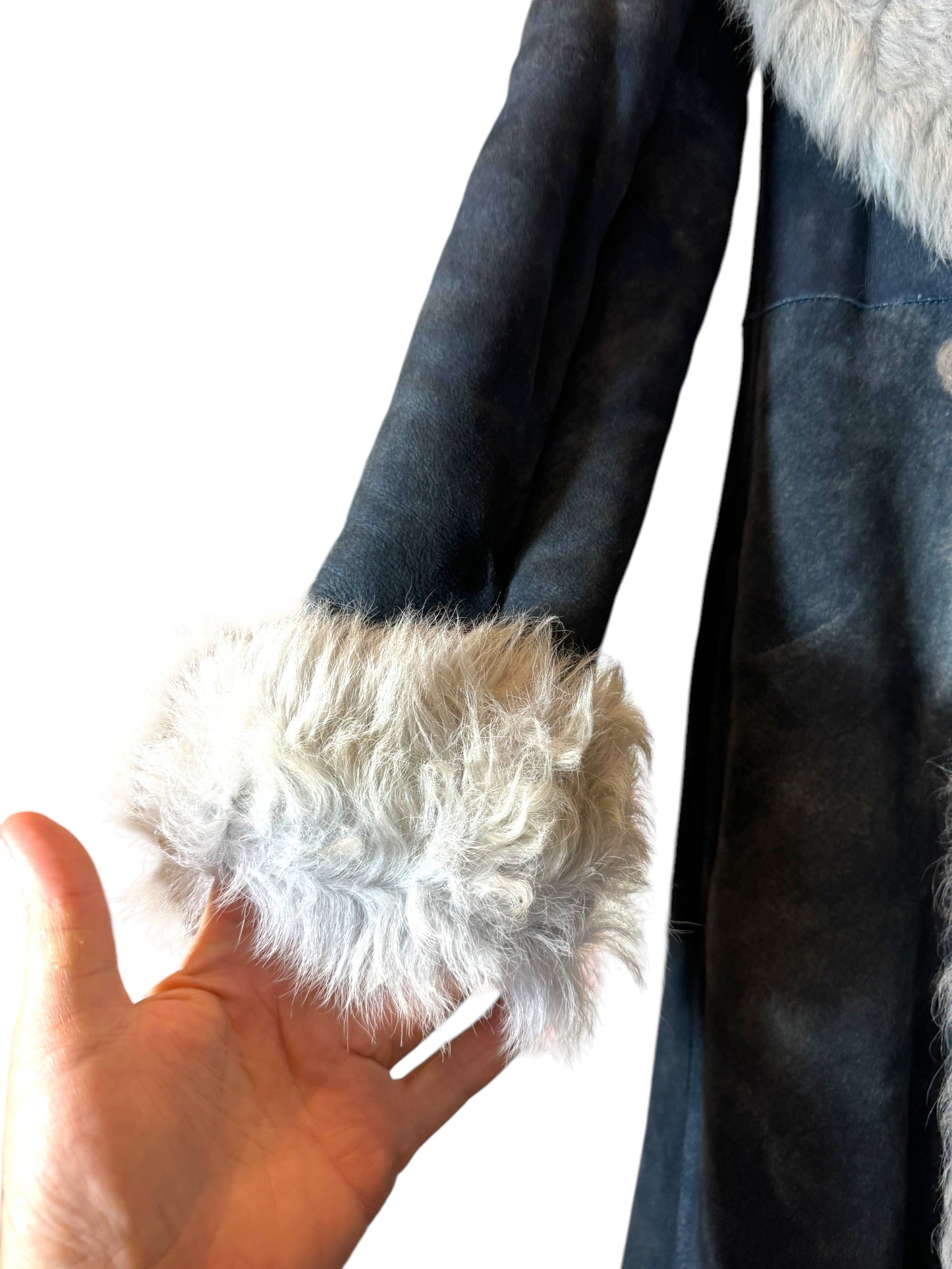 Montone Versace in Camoscio con Interno in Shearling (44)