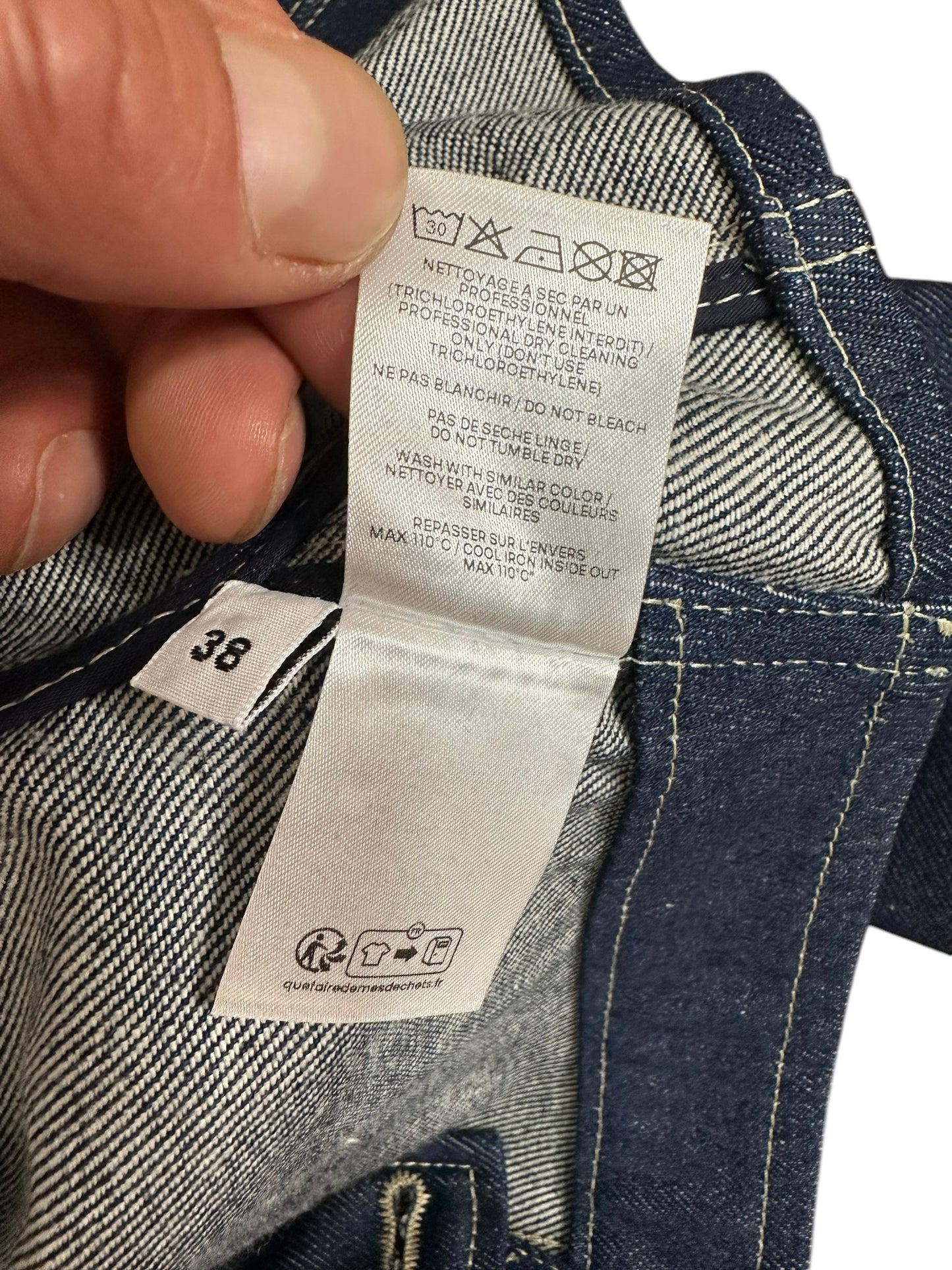 Jean Paul Gaultier giacca in denim crop (XS)