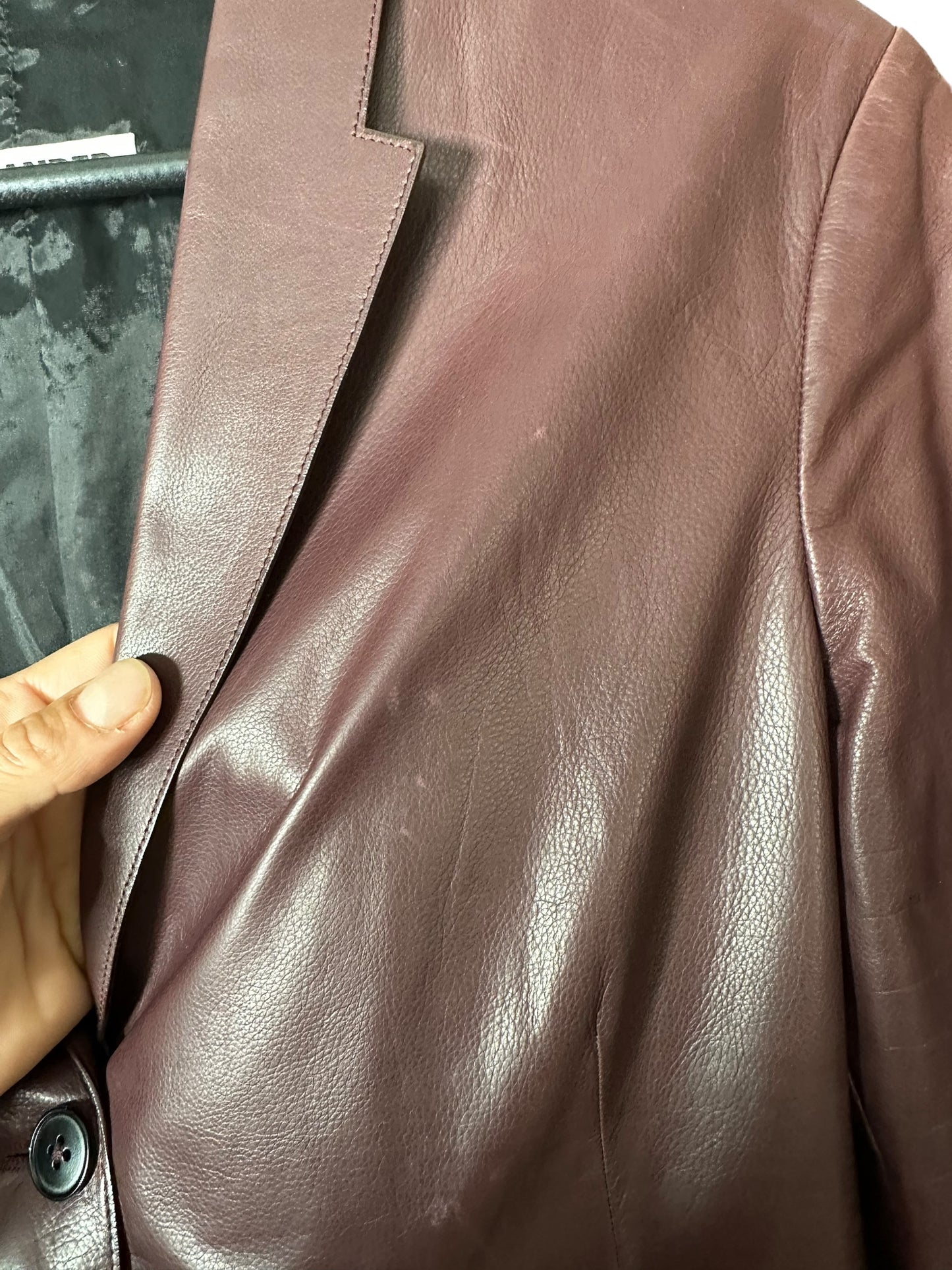 Jil Sander blazer in pelle (S)