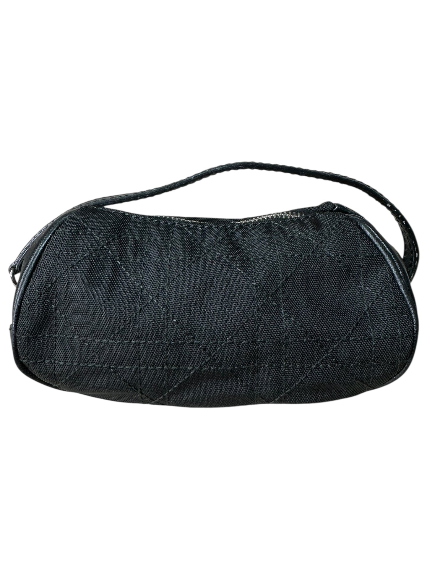 Dior mini borsa vintage in tela e pelle