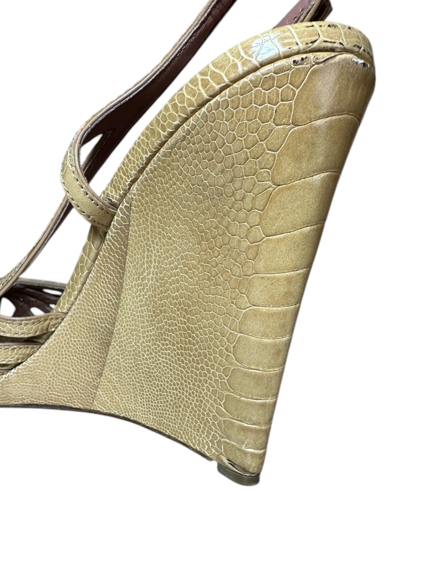 Alaïa sandalo in pelle intrecciata (40)