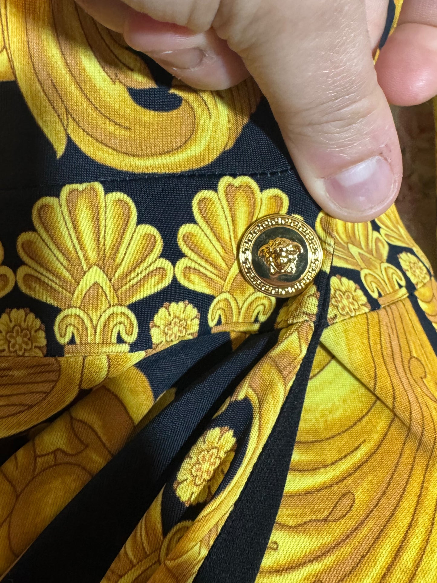 Abito Drappeggiato Heritage Print - Taglia 42