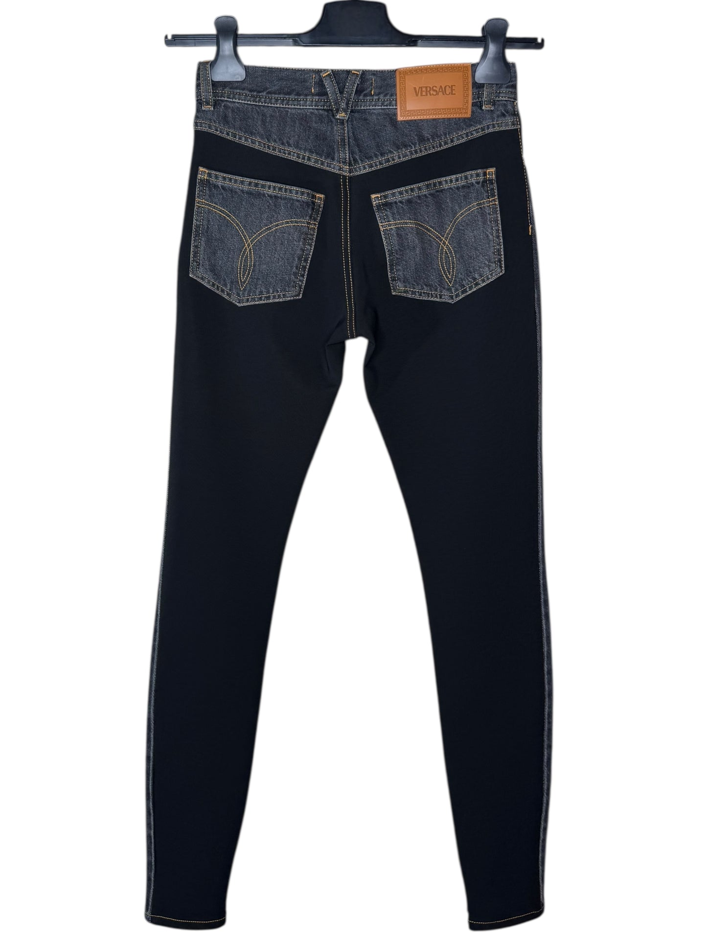 Jeans Leggings VERSACE Donna Tg. 24 Made in Italy - Nuovi