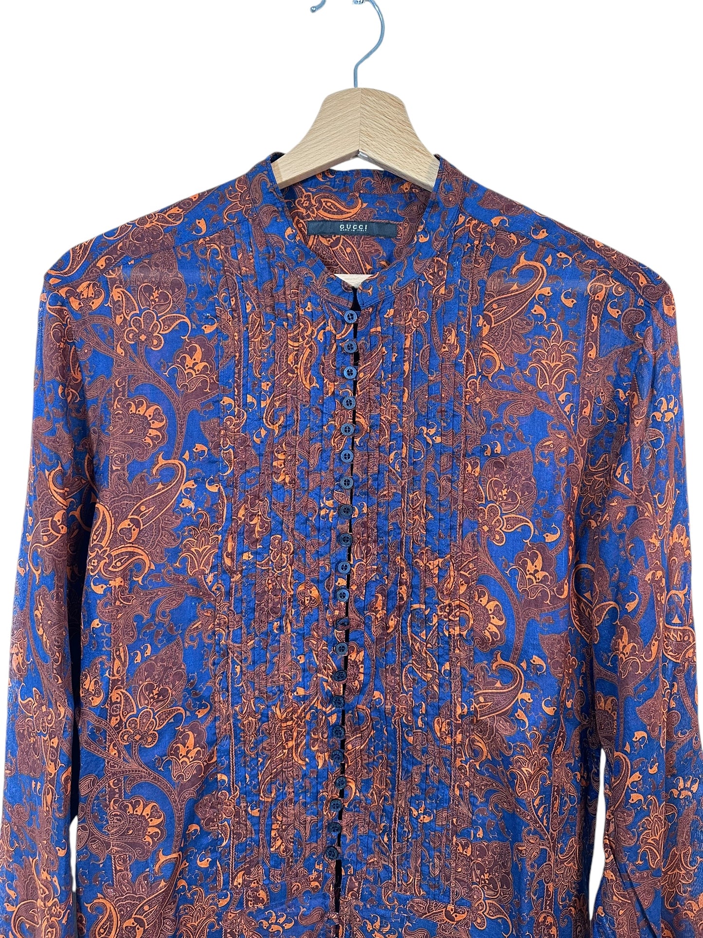 Gucci camicia vintage in seta (Tg M)