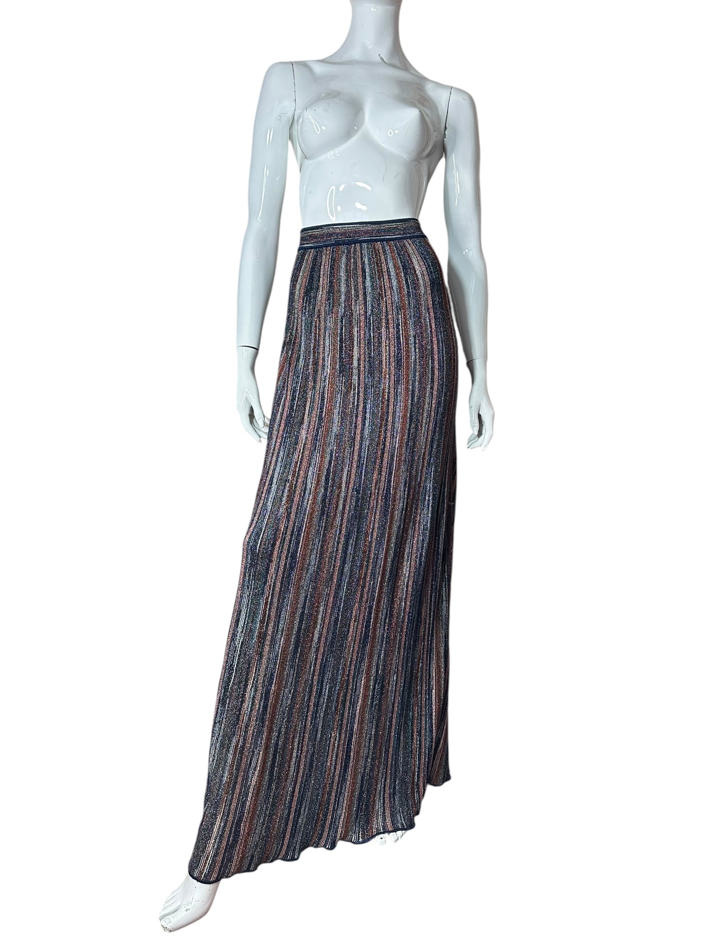 Missoni maxi gonna in lurex (M)
