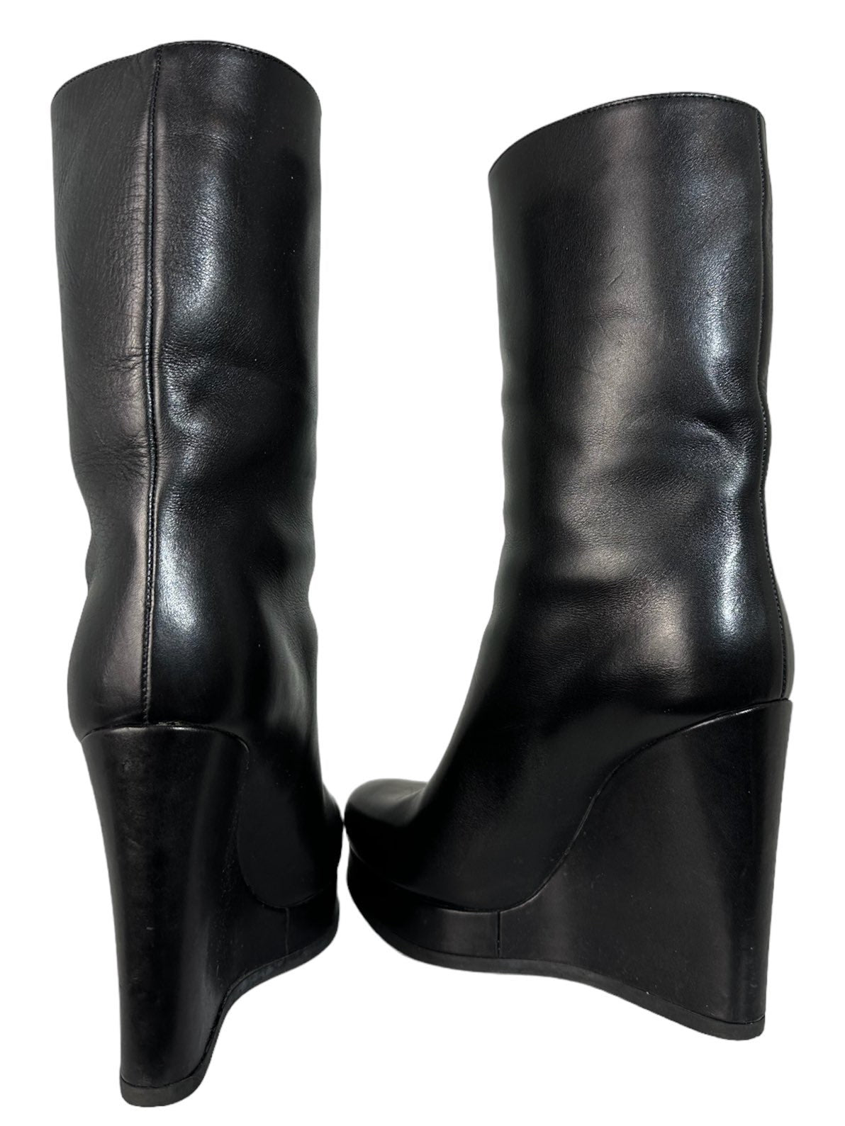 Jil Sander stivali in pelle (36,5)