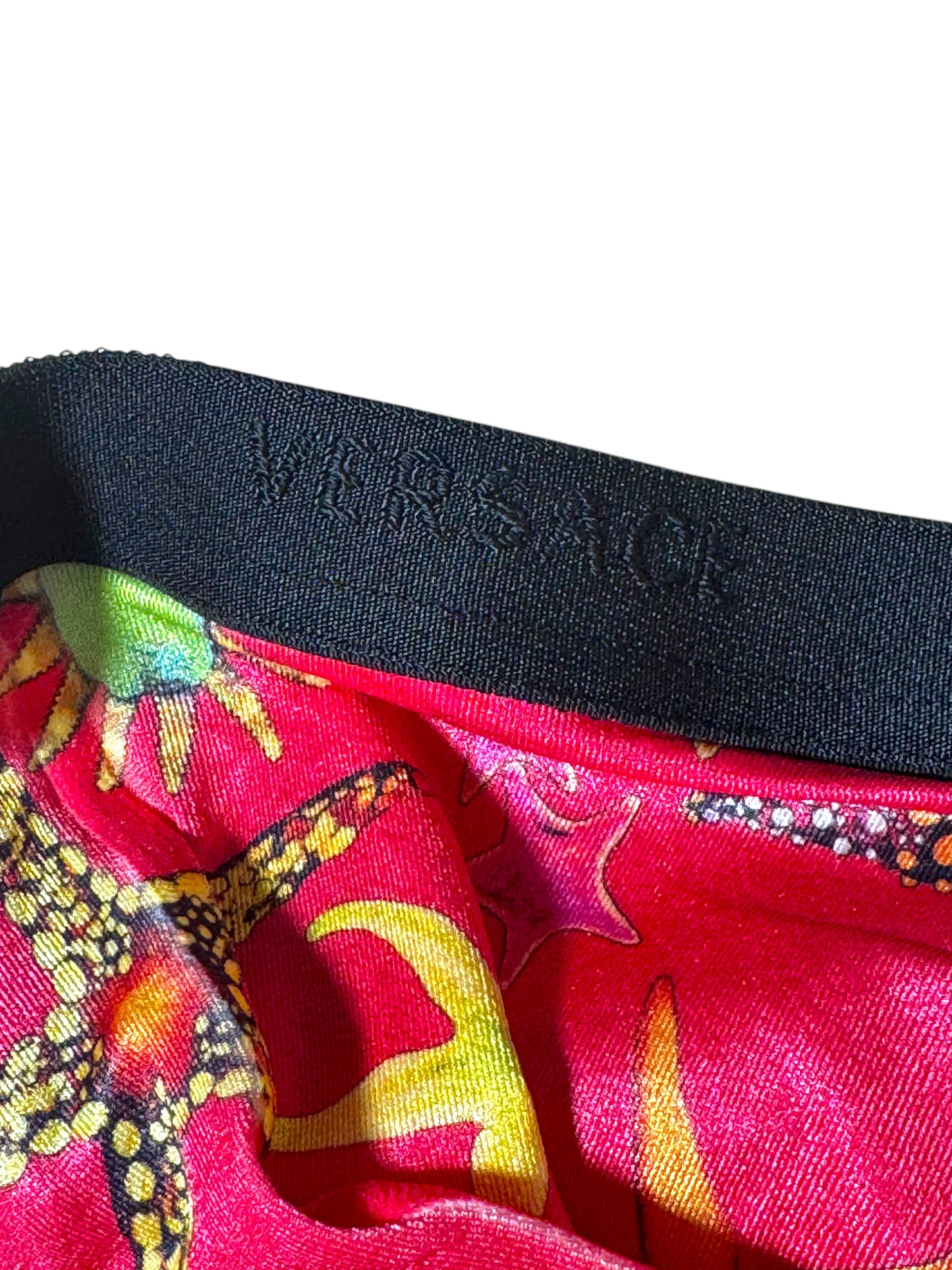 Versace collant stampa Tresor de la Mer - nuovi senza etichetta