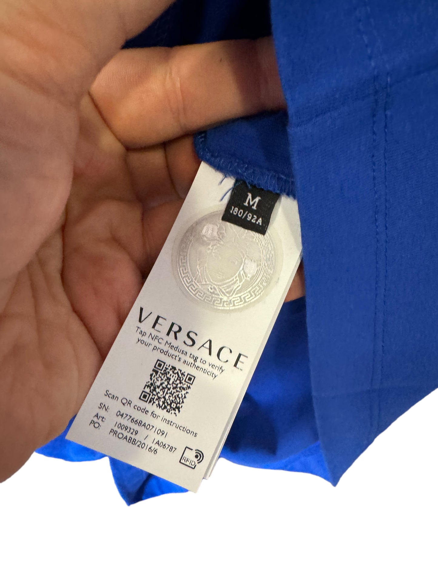 Versace t-shirt con stampa (M)