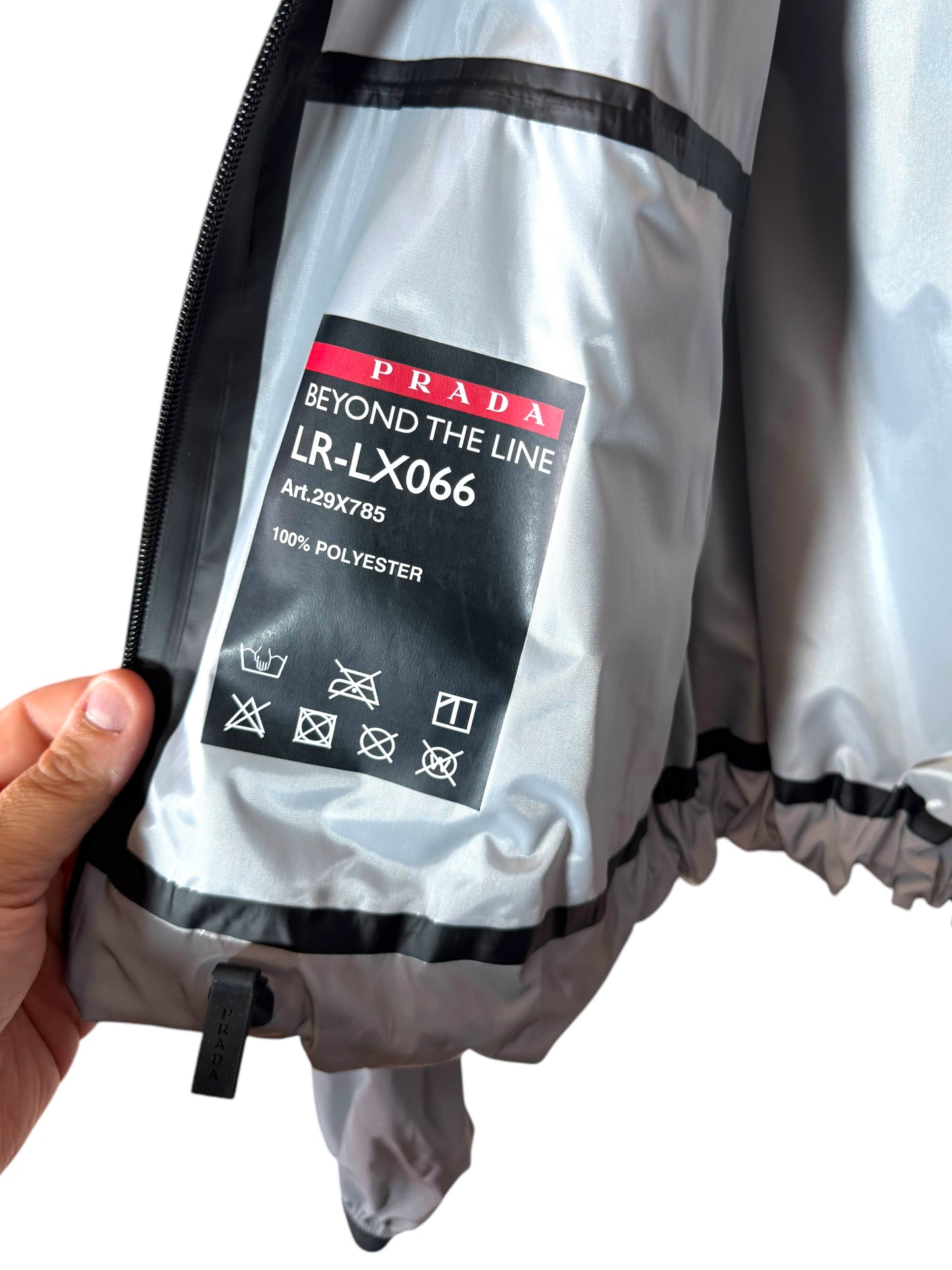 Giacca Prada Linea Rossa LR-LX066 Riflettente Uomo Taglia L
