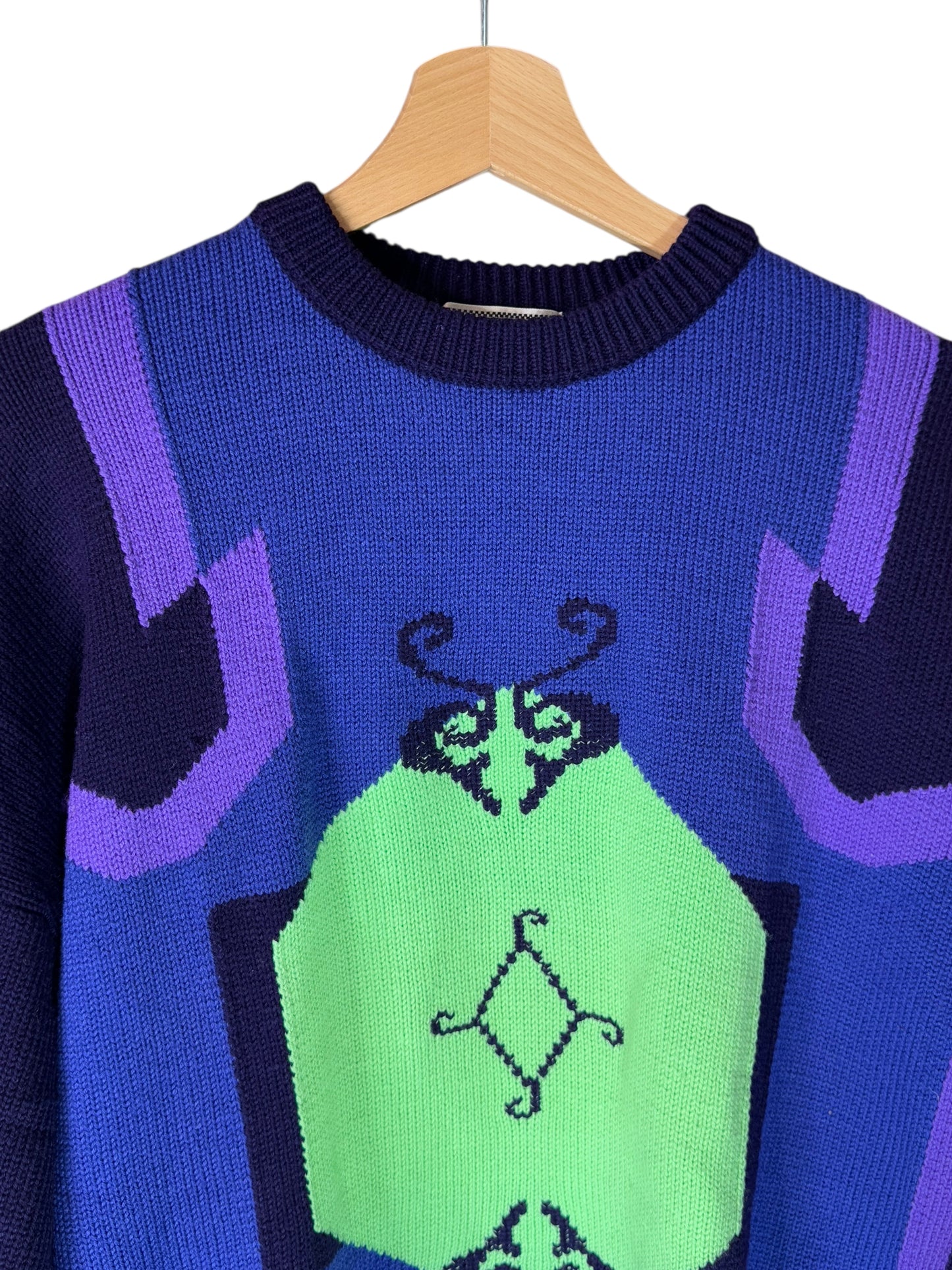 Maglione vintage Gianni Versace 100% lana - taglia 48, Made in Italy