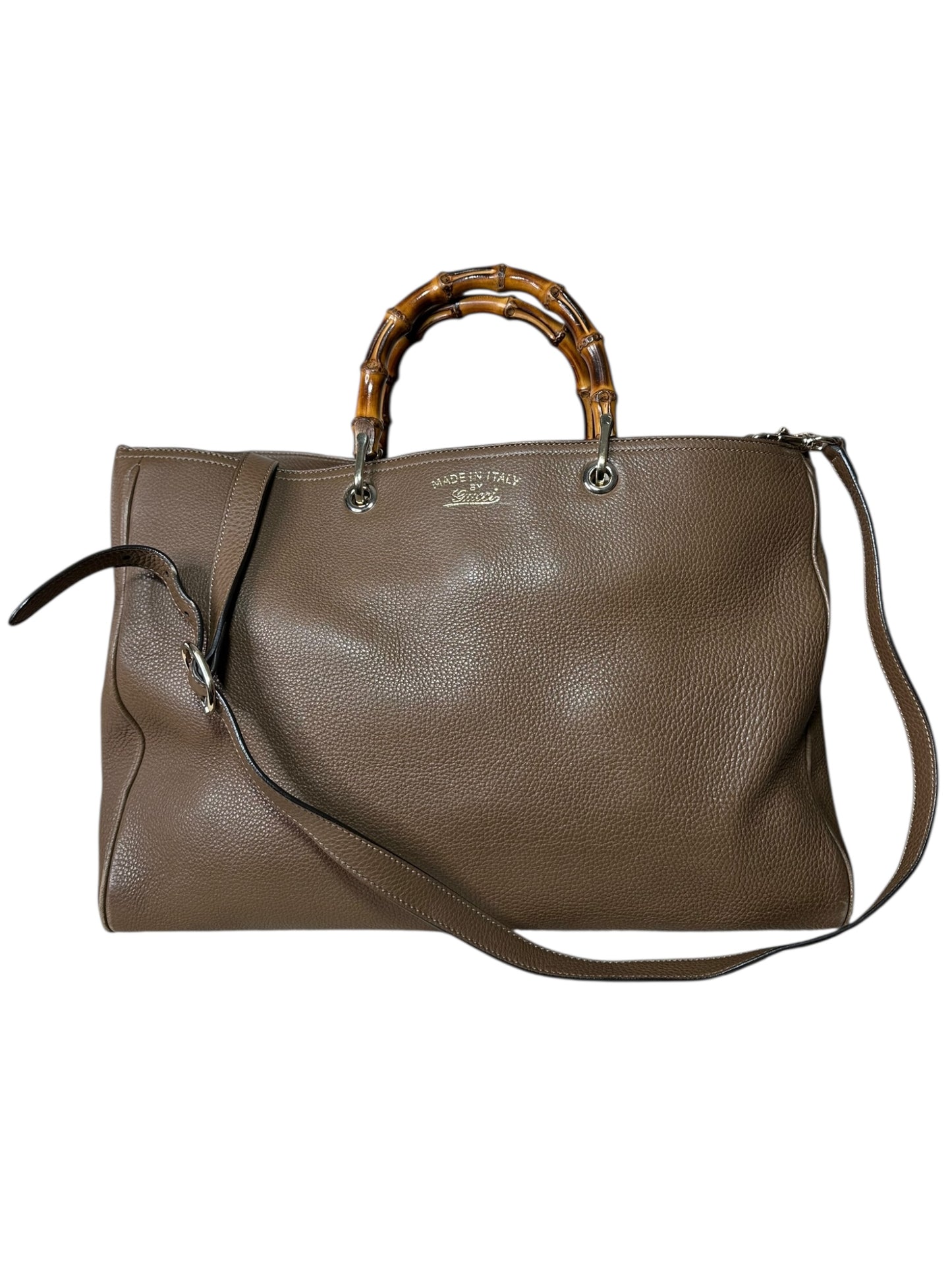 Gucci borsa shopper bamboo