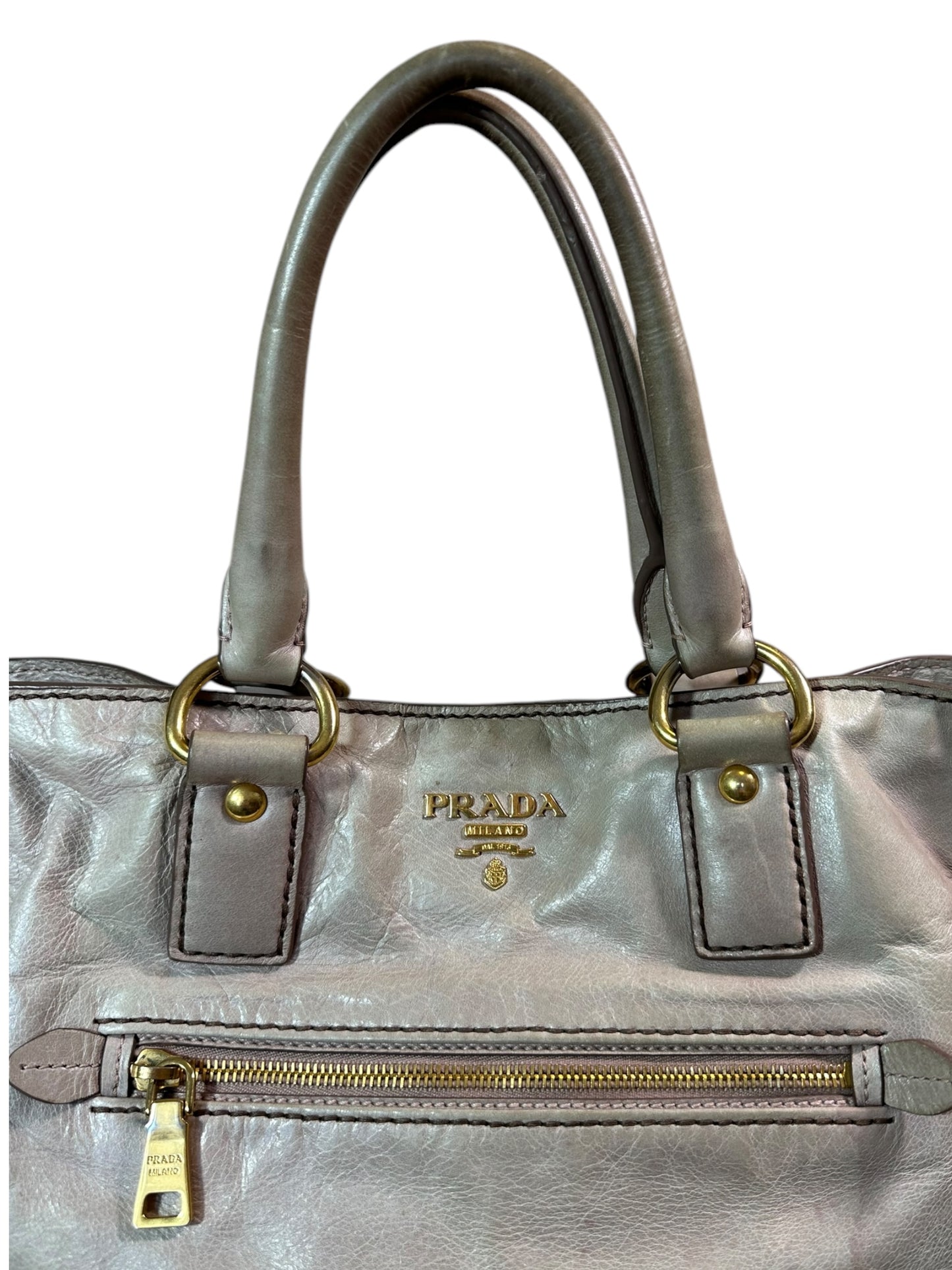 Prada borsa shopper in pelle