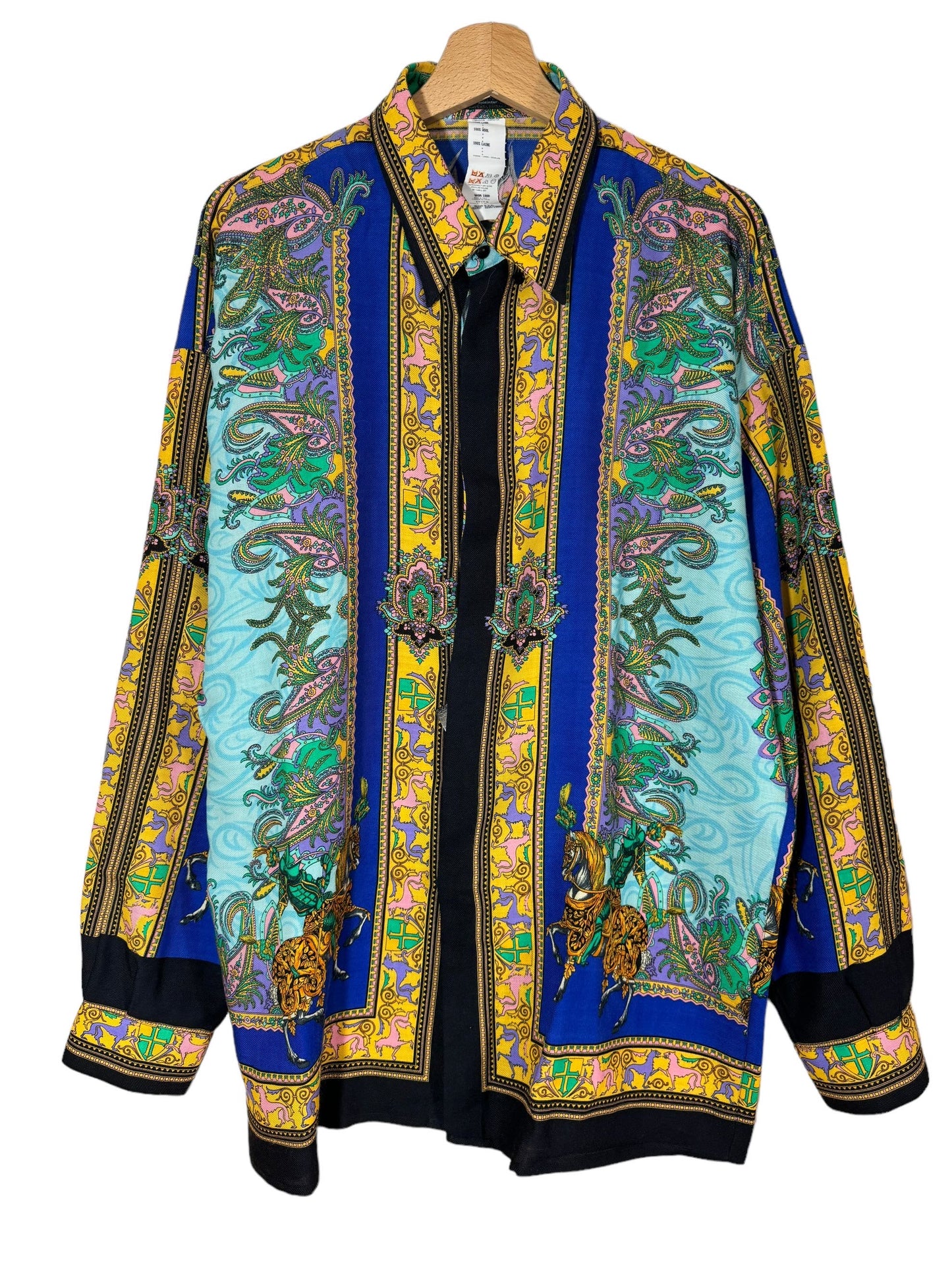 Istante di Gianni Versace camicia vintage in lana