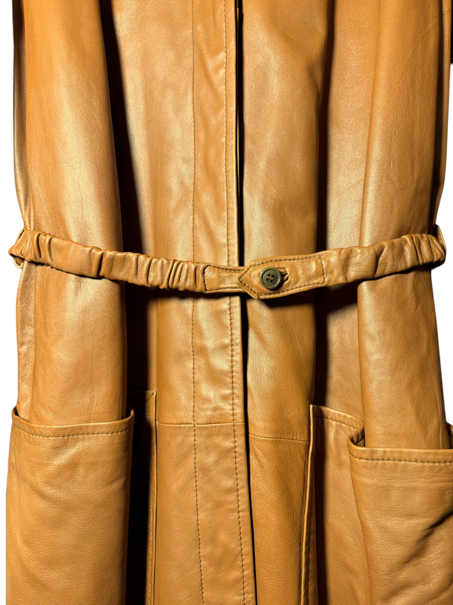 Valentino Pelle – Cappotto in Pelle Vintage Made in Italy