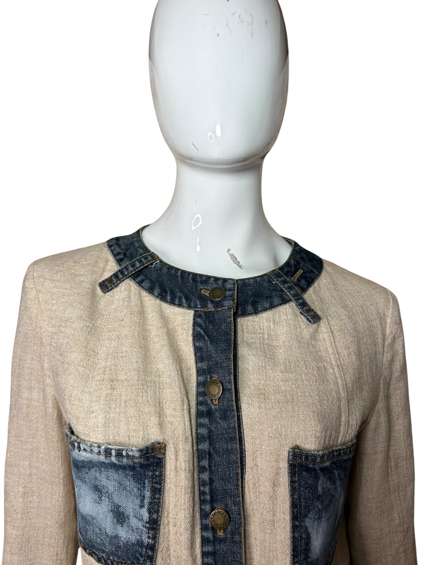 Dolce & Gabbana blazer in lino ((L)
