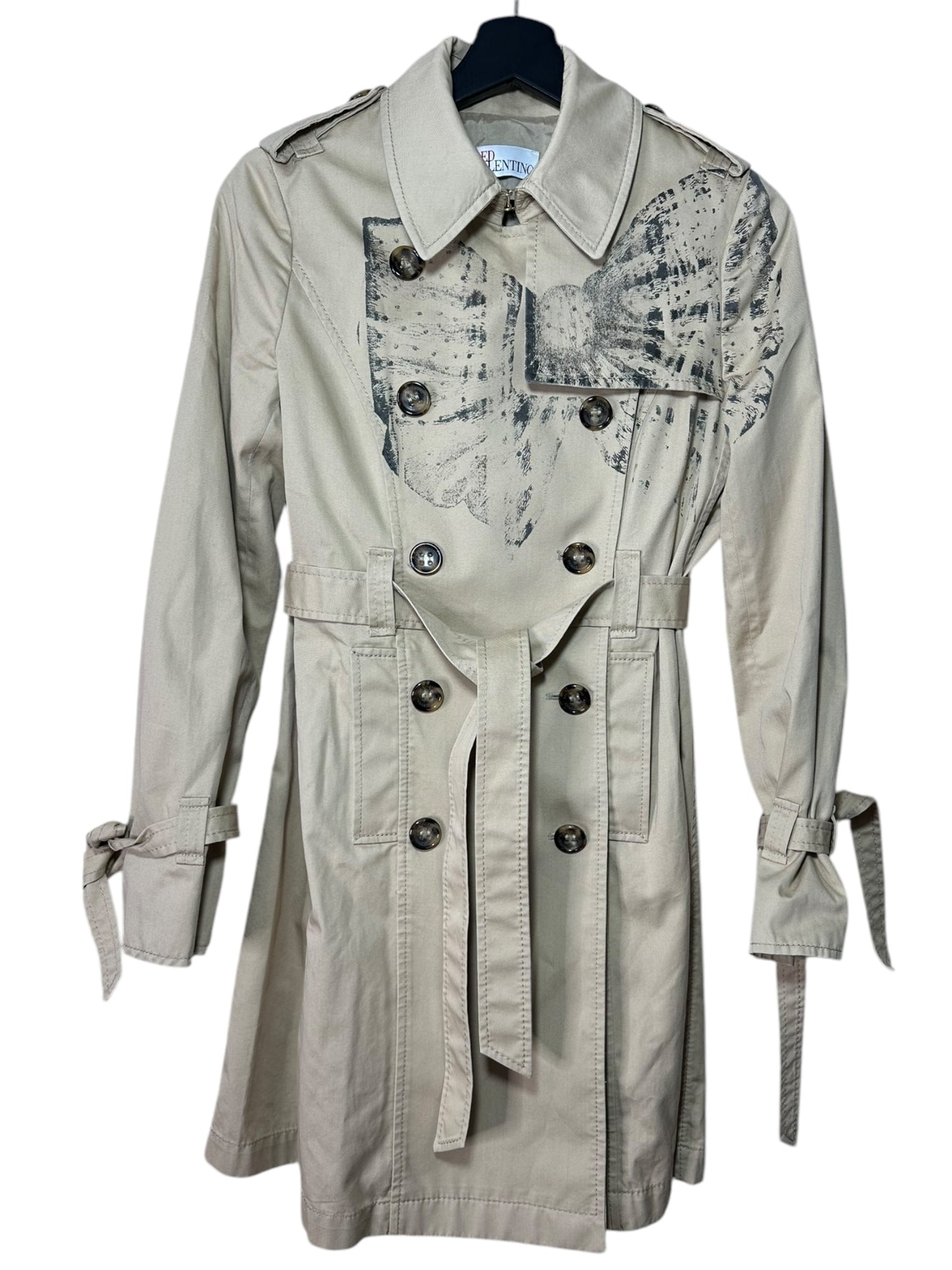 Red Valentino trench con stampa (S)