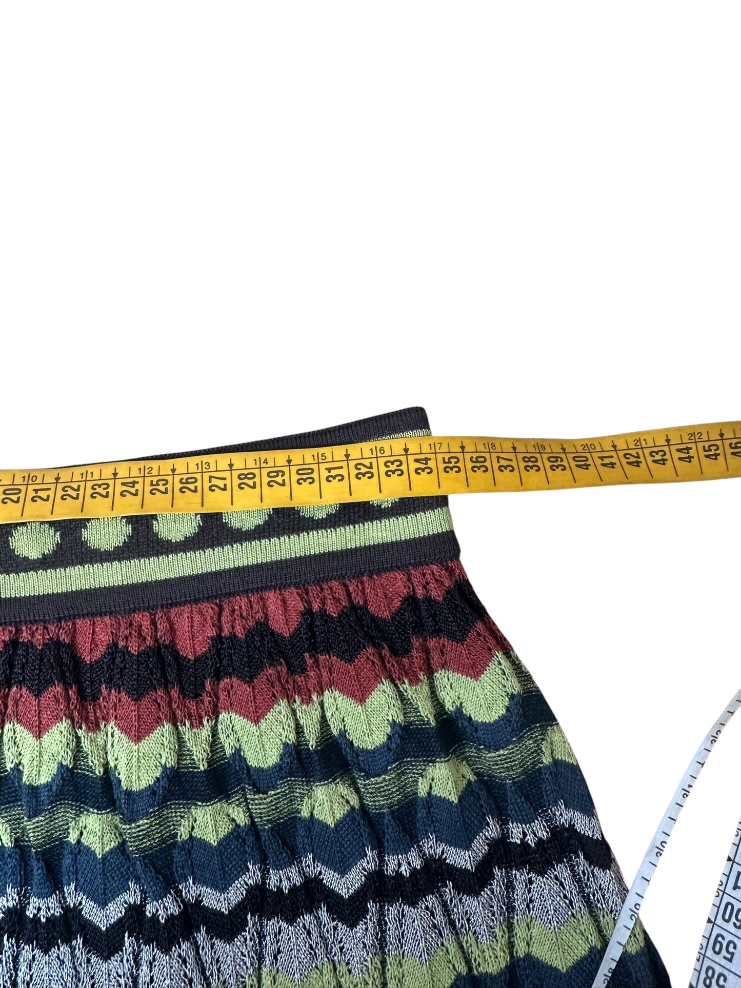 Missoni mini gonna in maglia (M)