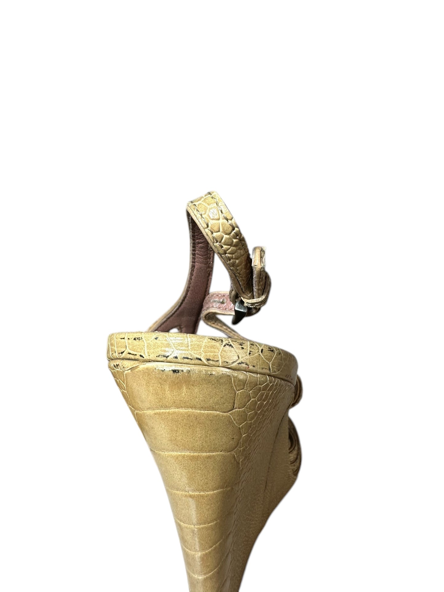 Alaïa sandalo in pelle intrecciata (40)
