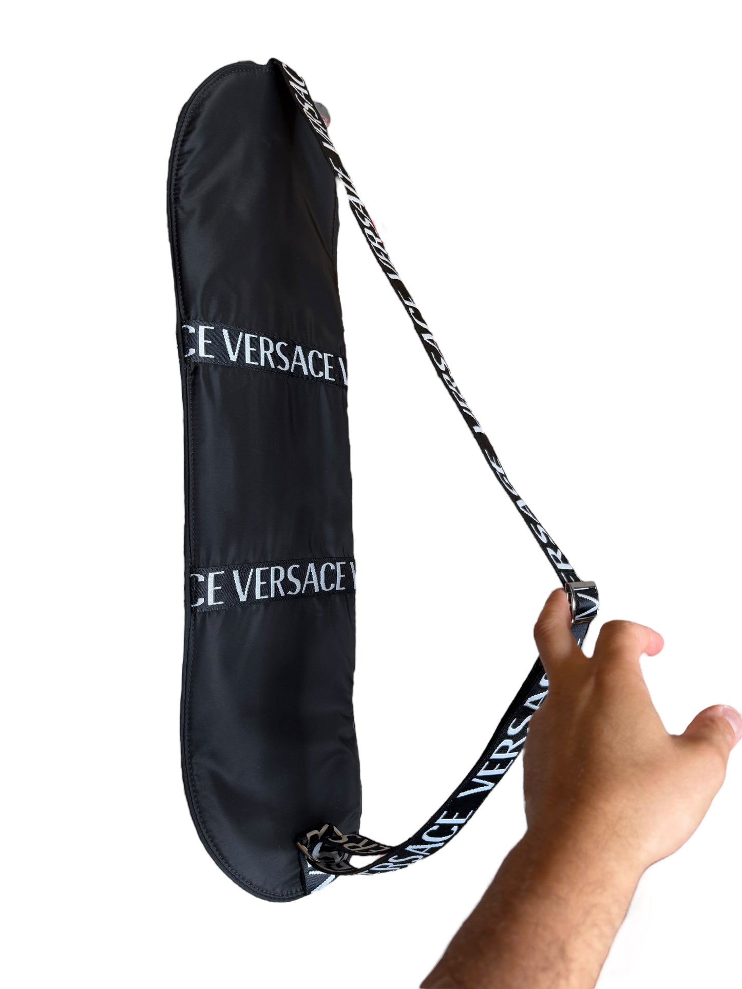 Versace Skateboard Set con Tavola Logo Repeat, Ruote e Custodia
