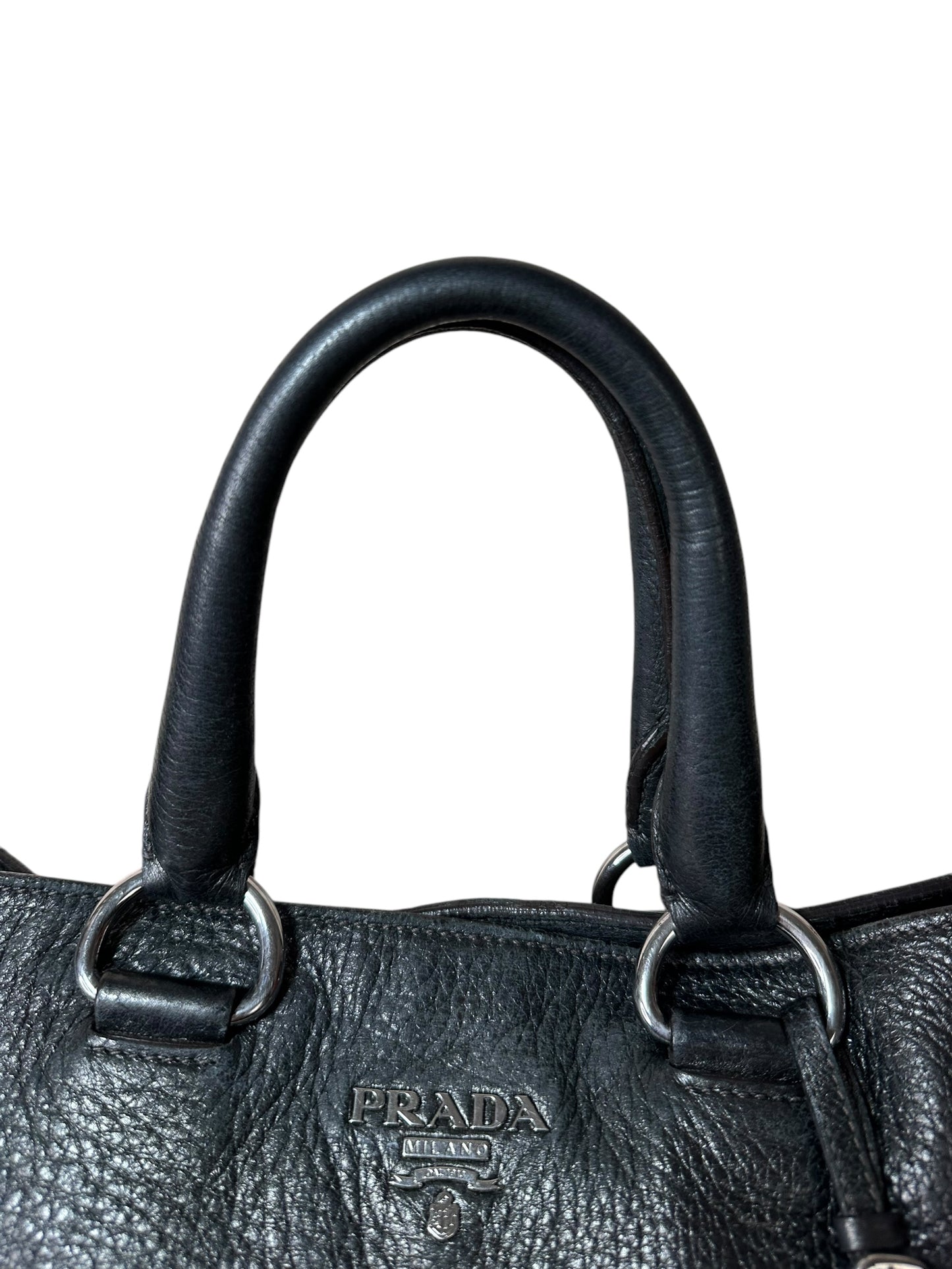Prada borsa tote in pelle