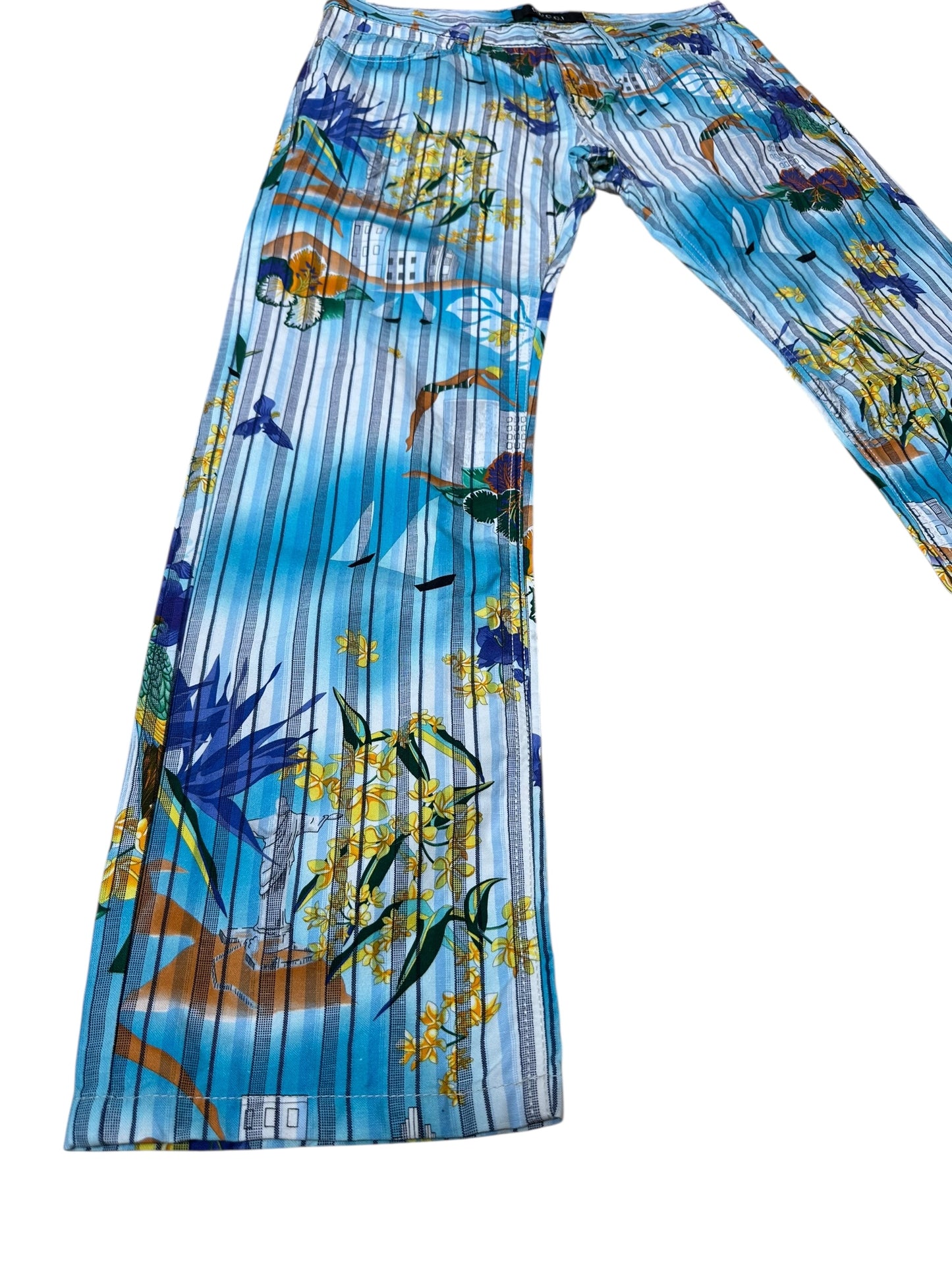 Gucci pantaloni vintage stampati (L)